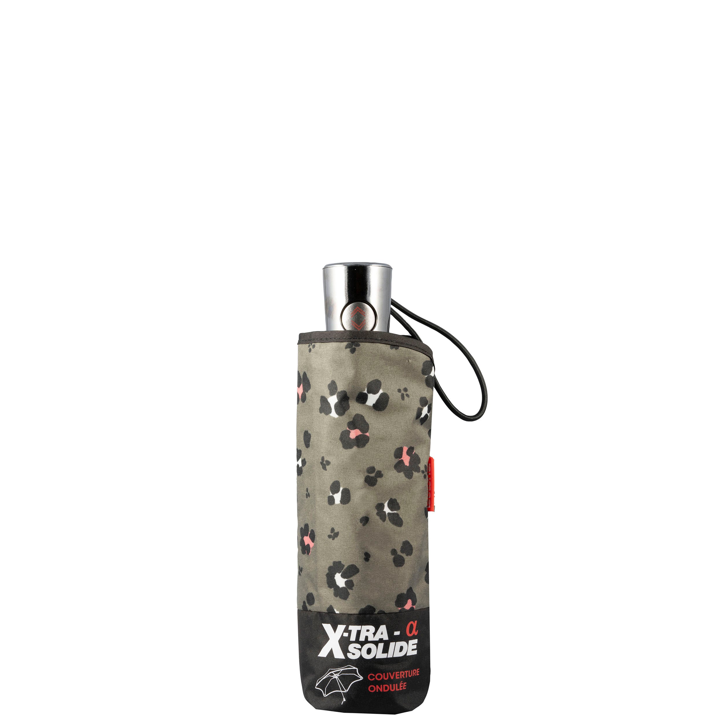 isotoner-parapluie-x-tra-solide-23-cm-l-opard-kaki image 4