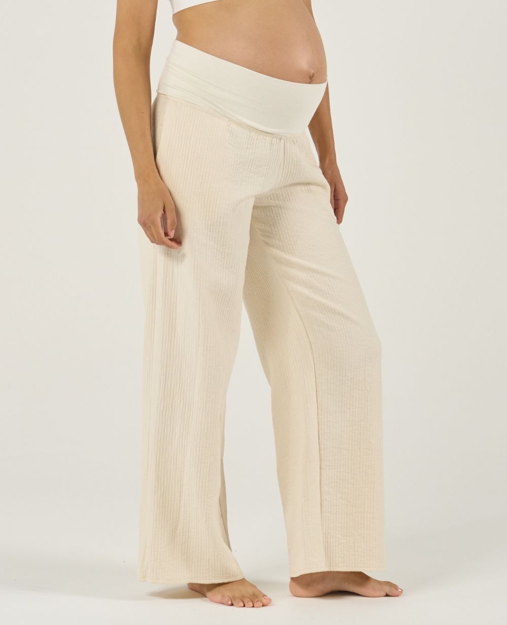 cache-c-ur-celia-pantalon-maternit-naturel-coton-bio-large image 2