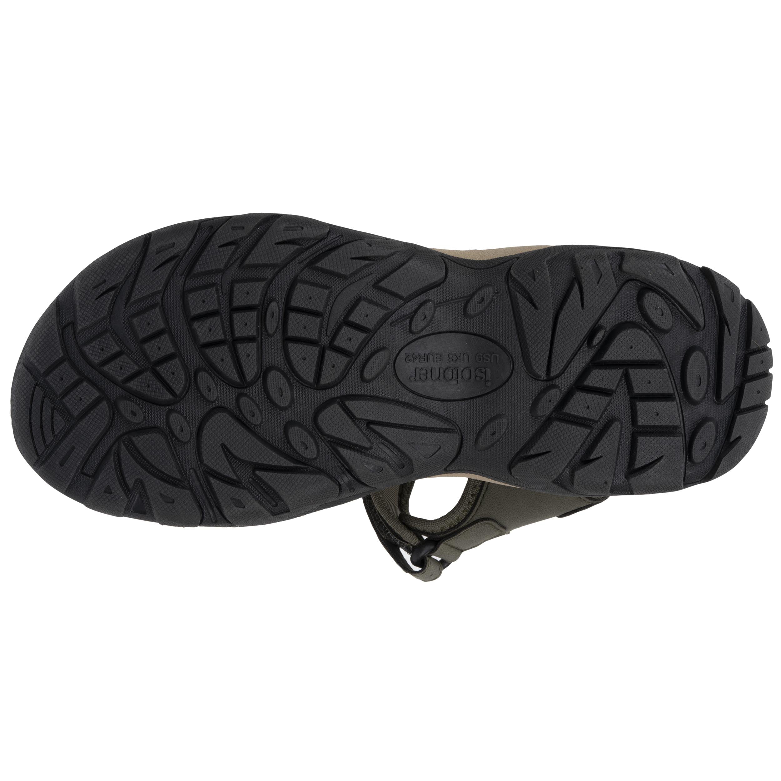 isotoner-sandales-homme-sport-kaki-everywear image 5