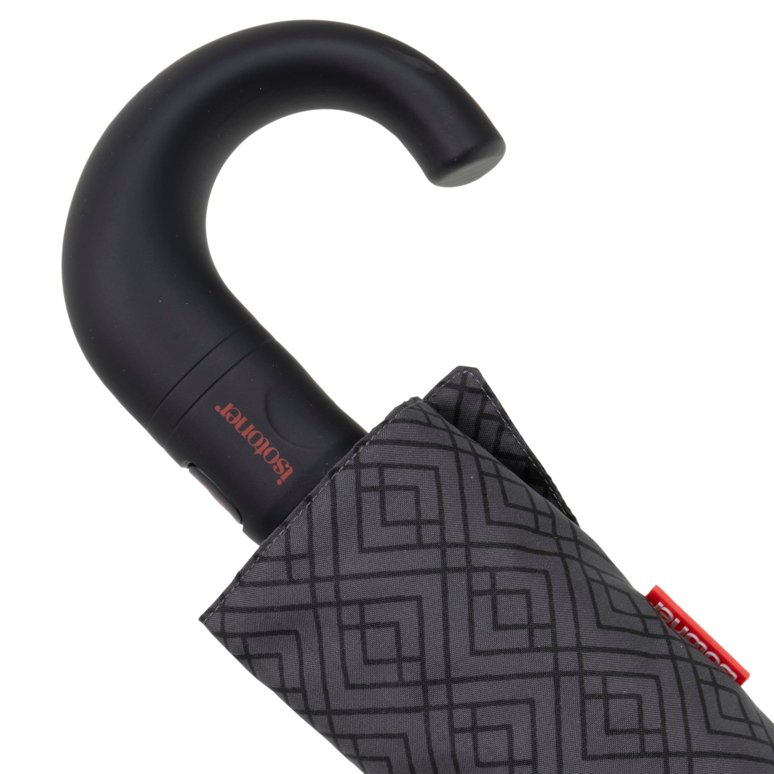 isotoner-parapluie-crook-x-tra-solide-monogramme-homme image 7