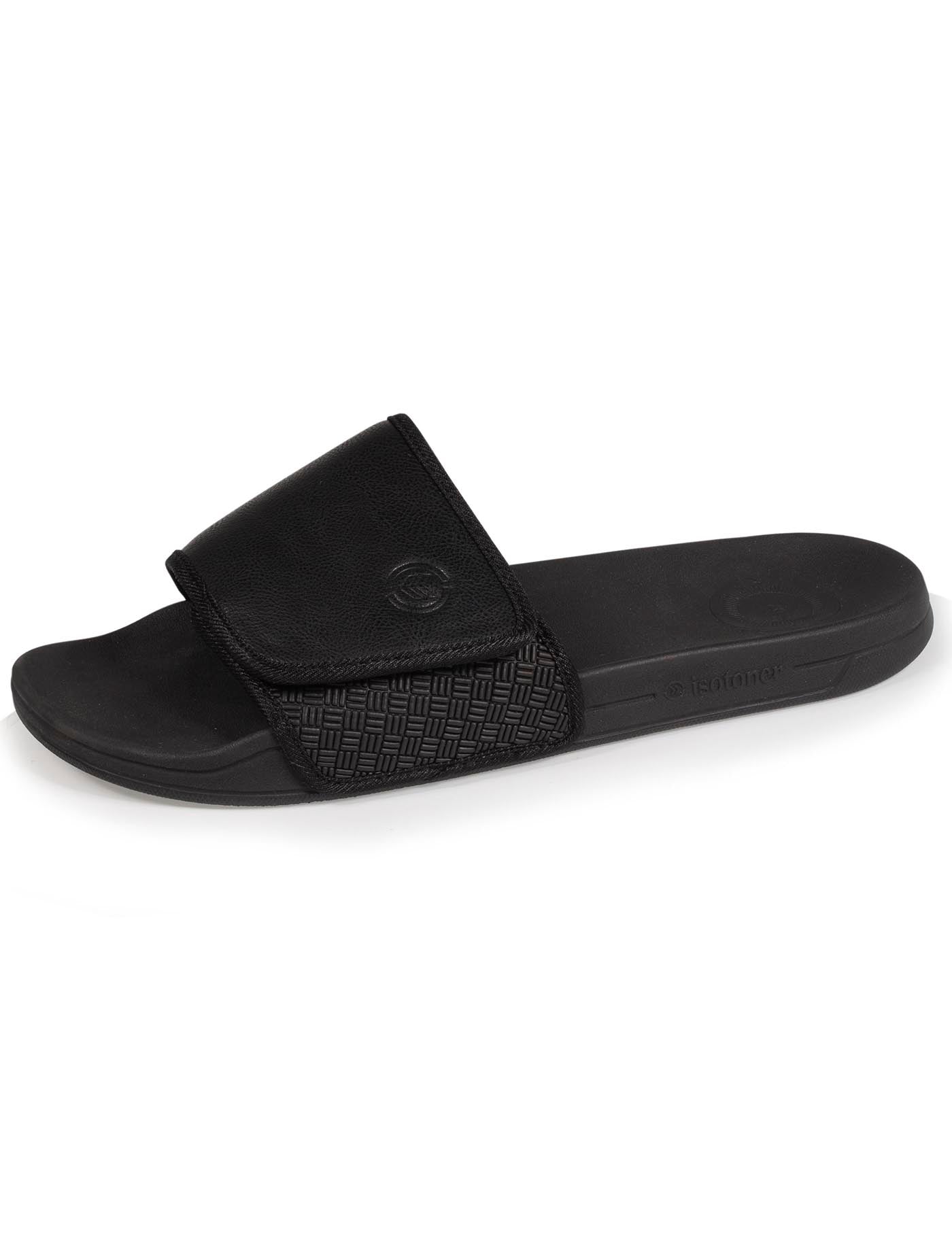 isotoner-mules-claquettes-homme-scratch-noir-everywear image 6