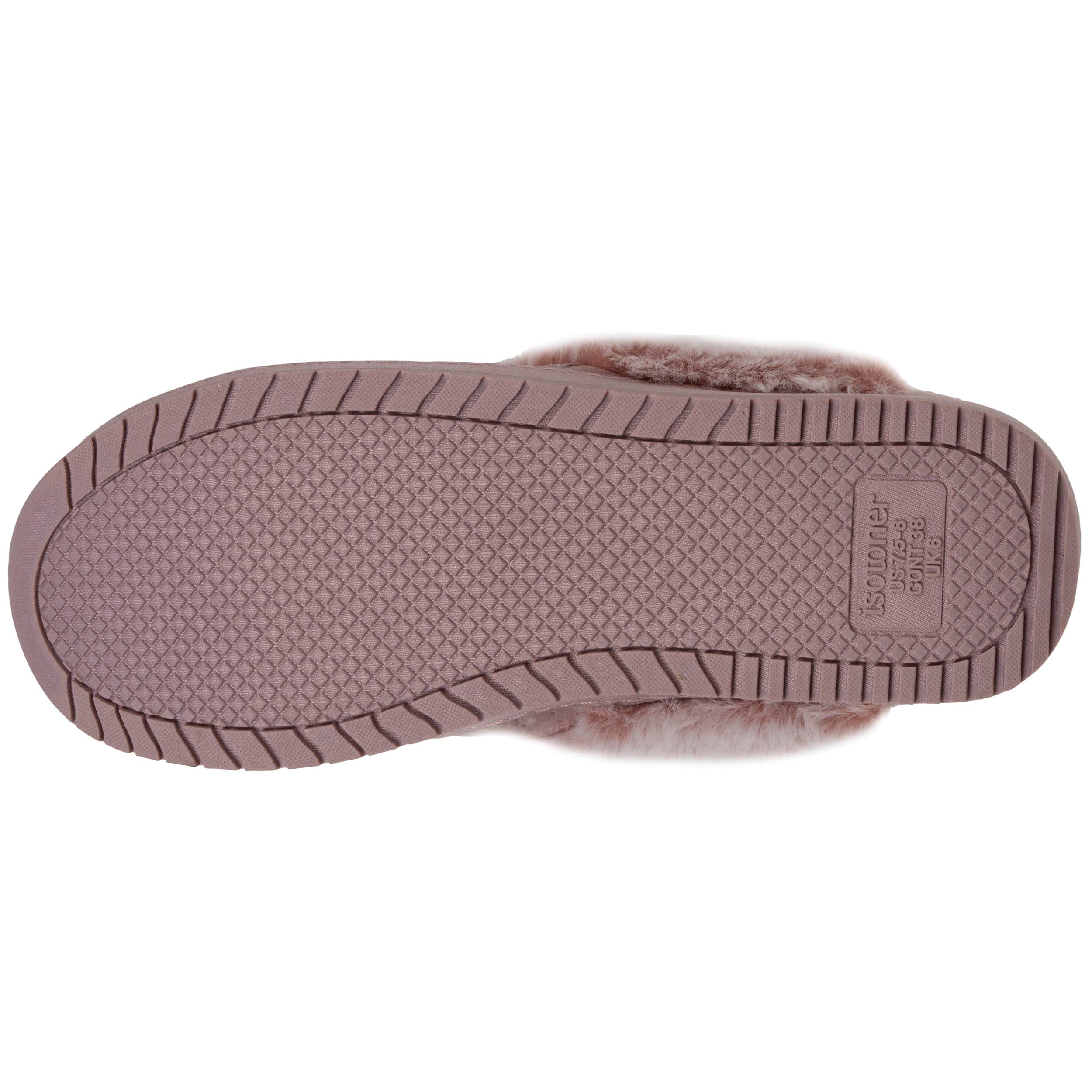 isotoner-chaussons-mules-talon-femme-blush image 5