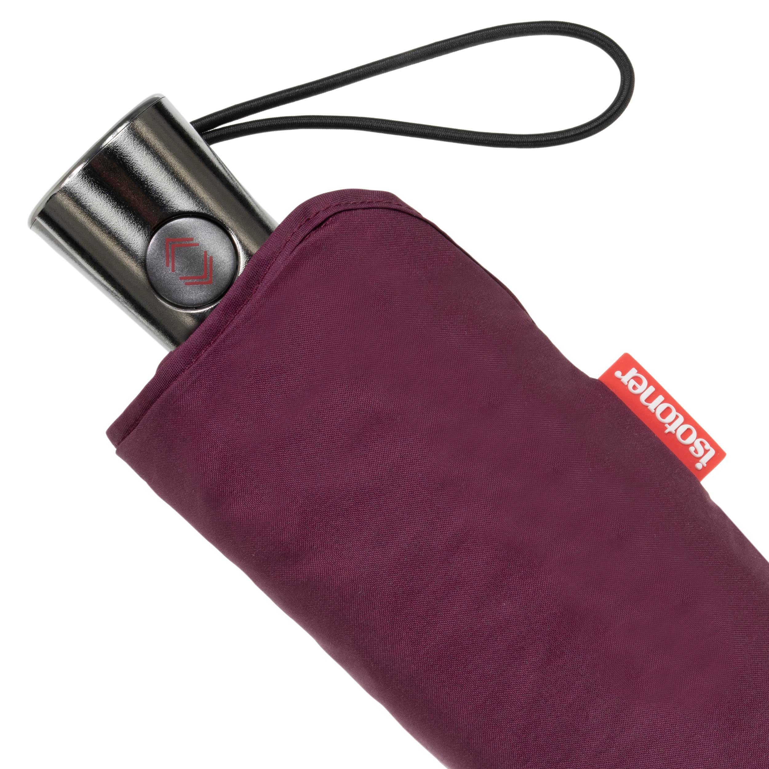 isotoner-parapluie-x-tra-solide-alpha-23-cm-prune image 8