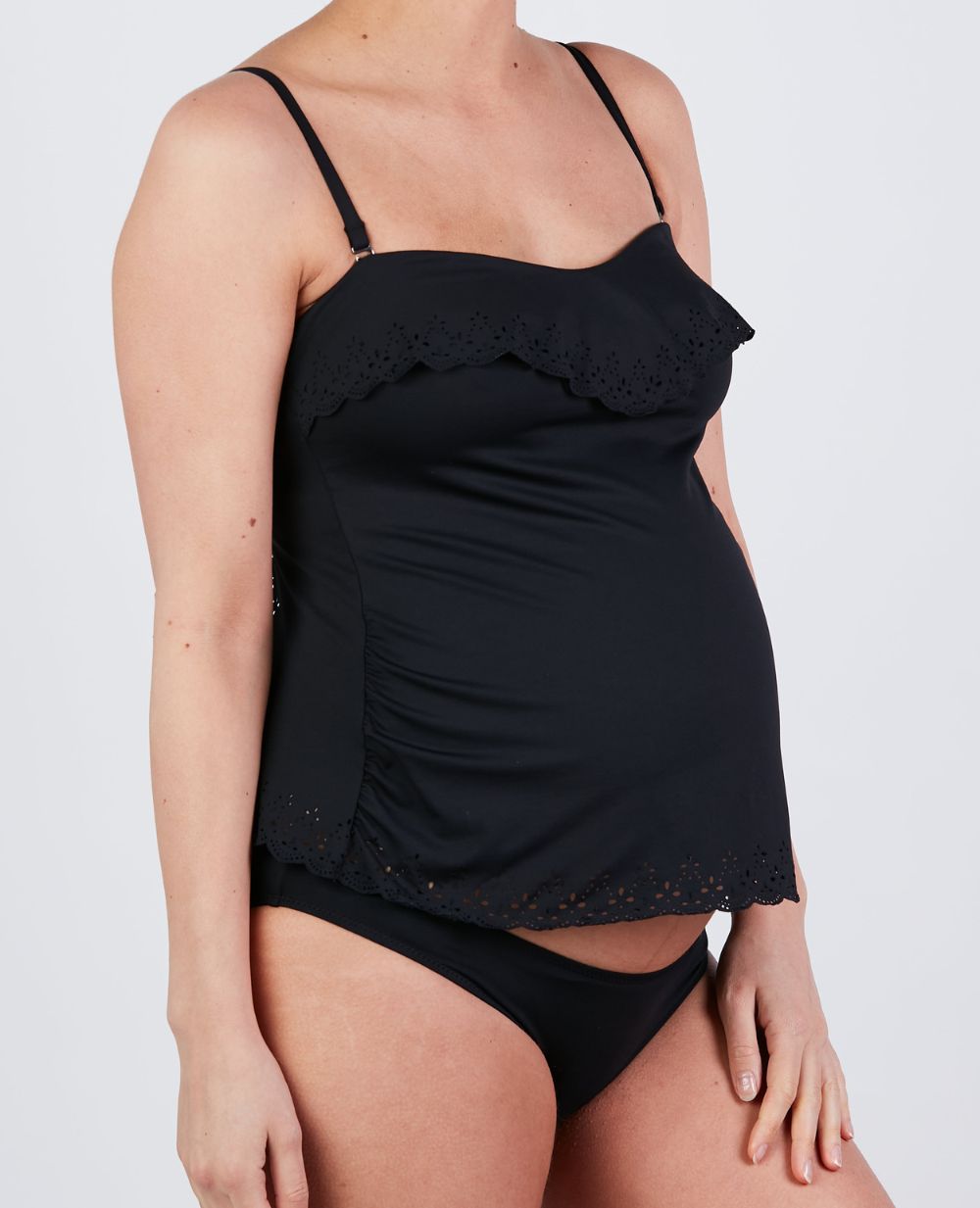 cache-c-ur-tankini-de-grossesse-bloom-noir image 2