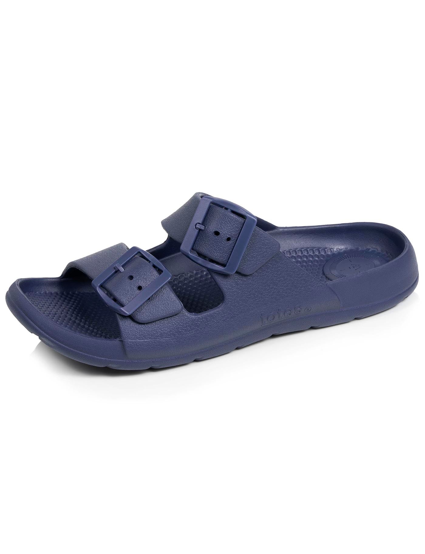 isotoner-mules-claquettes-homme-ajustable-marine image 6
