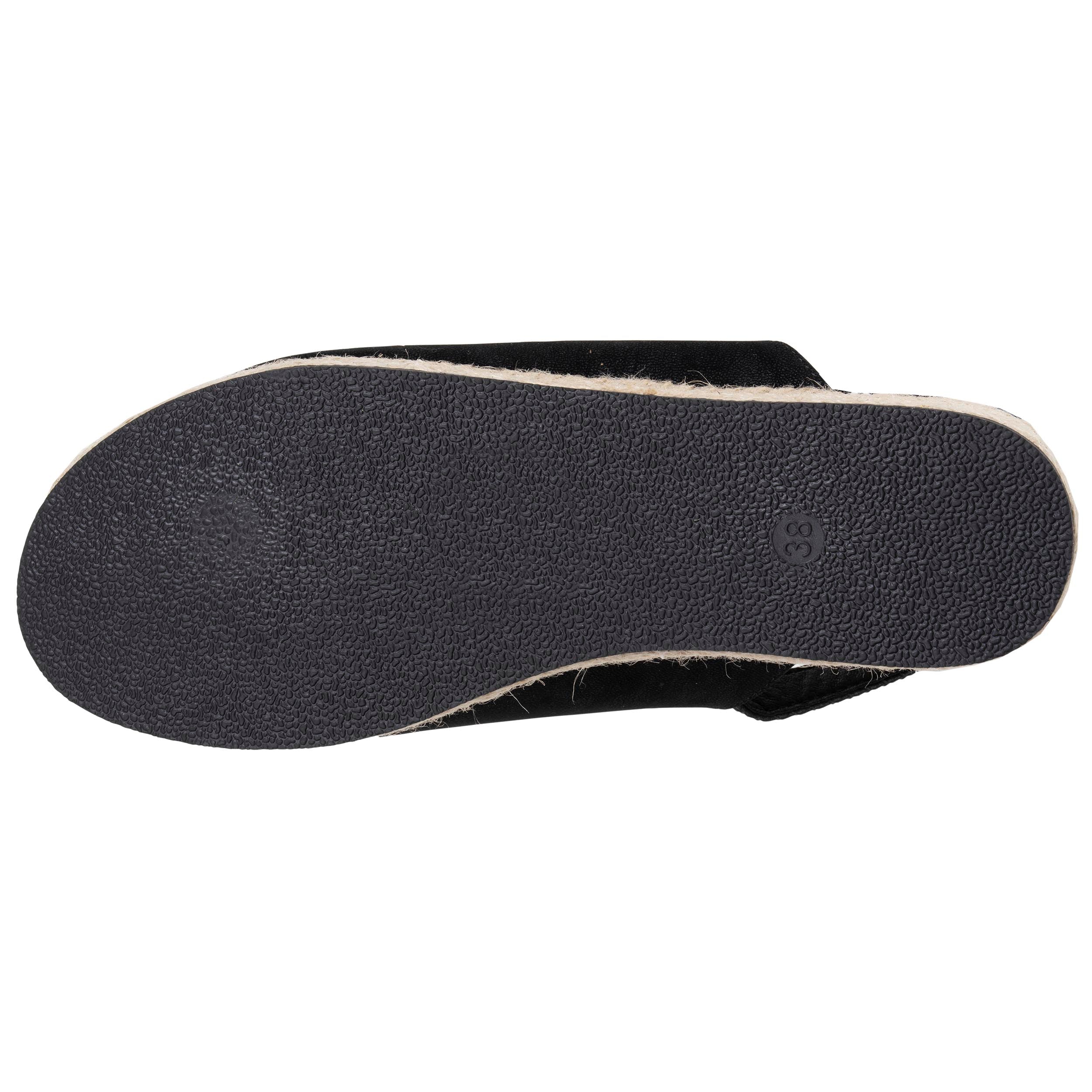 isotoner-sandales-femme-plateforme-corde-noir-talon-4-cm image 5