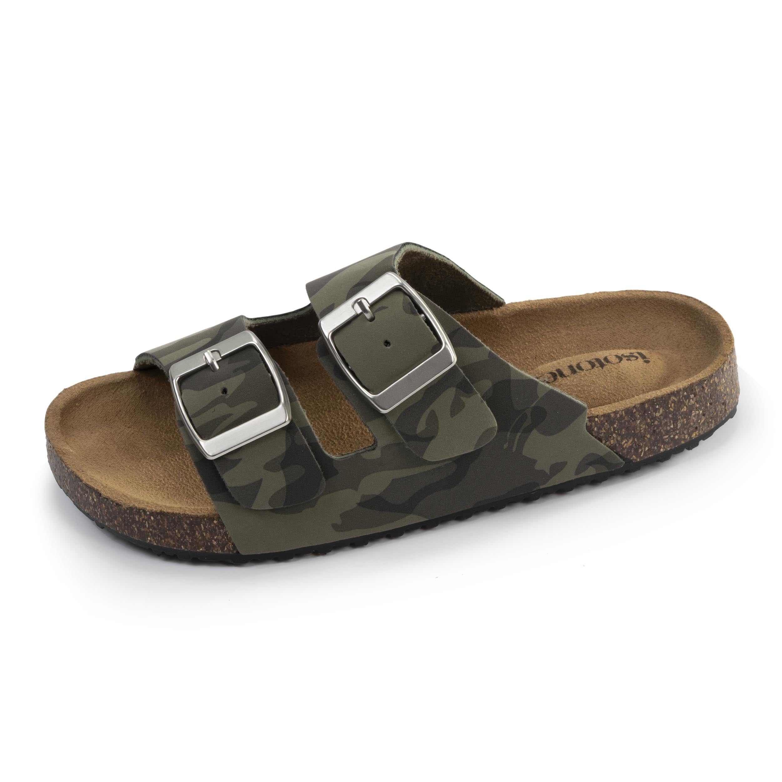 isotoner-mules-sandales-enfant-double-bride-camo image 1