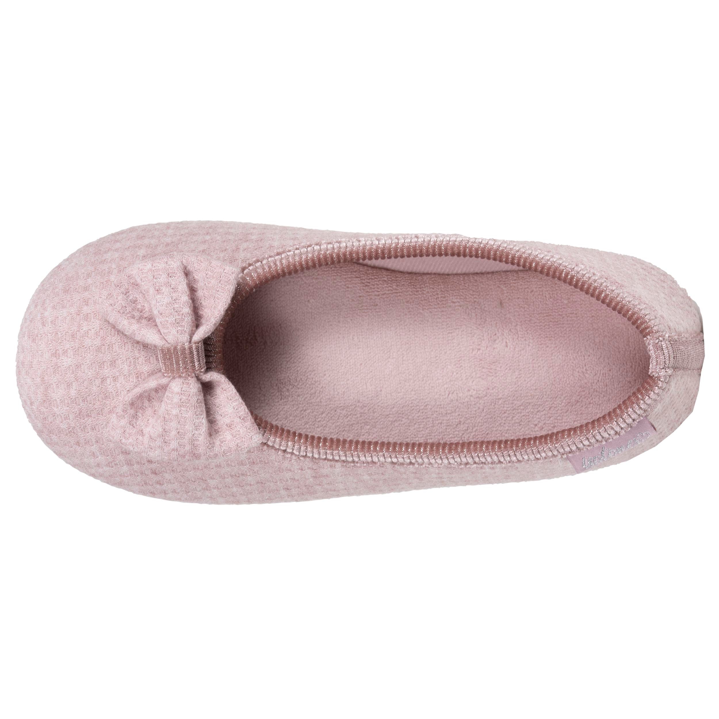 isotoner-chaussons-ballerines-femme-blush-chin image 3