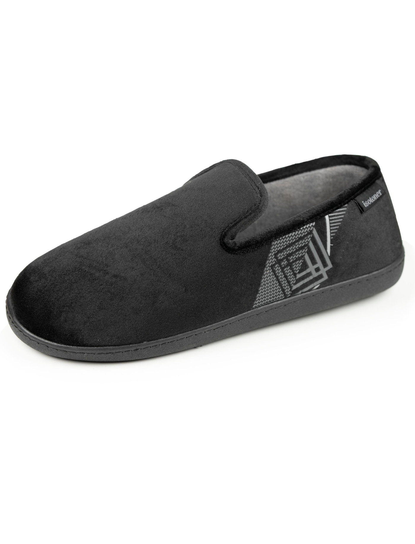 isotoner-chaussons-charentaises-homme-noir-diamant image 6