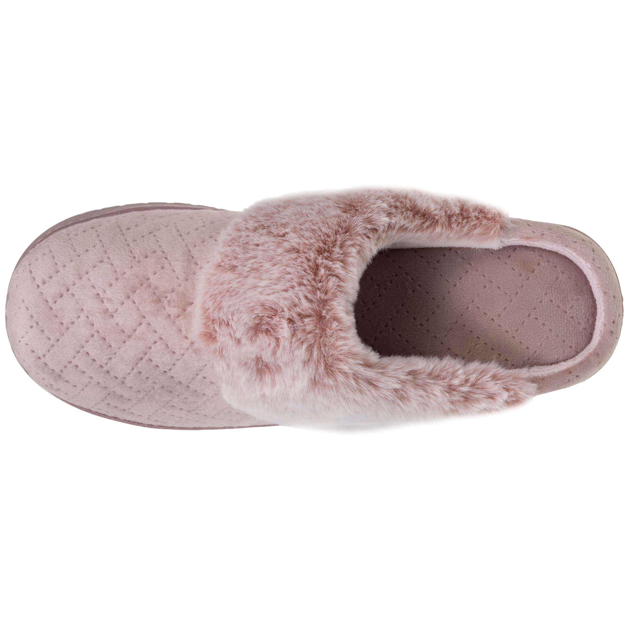 isotoner-chaussons-mules-talon-femme-blush image 3