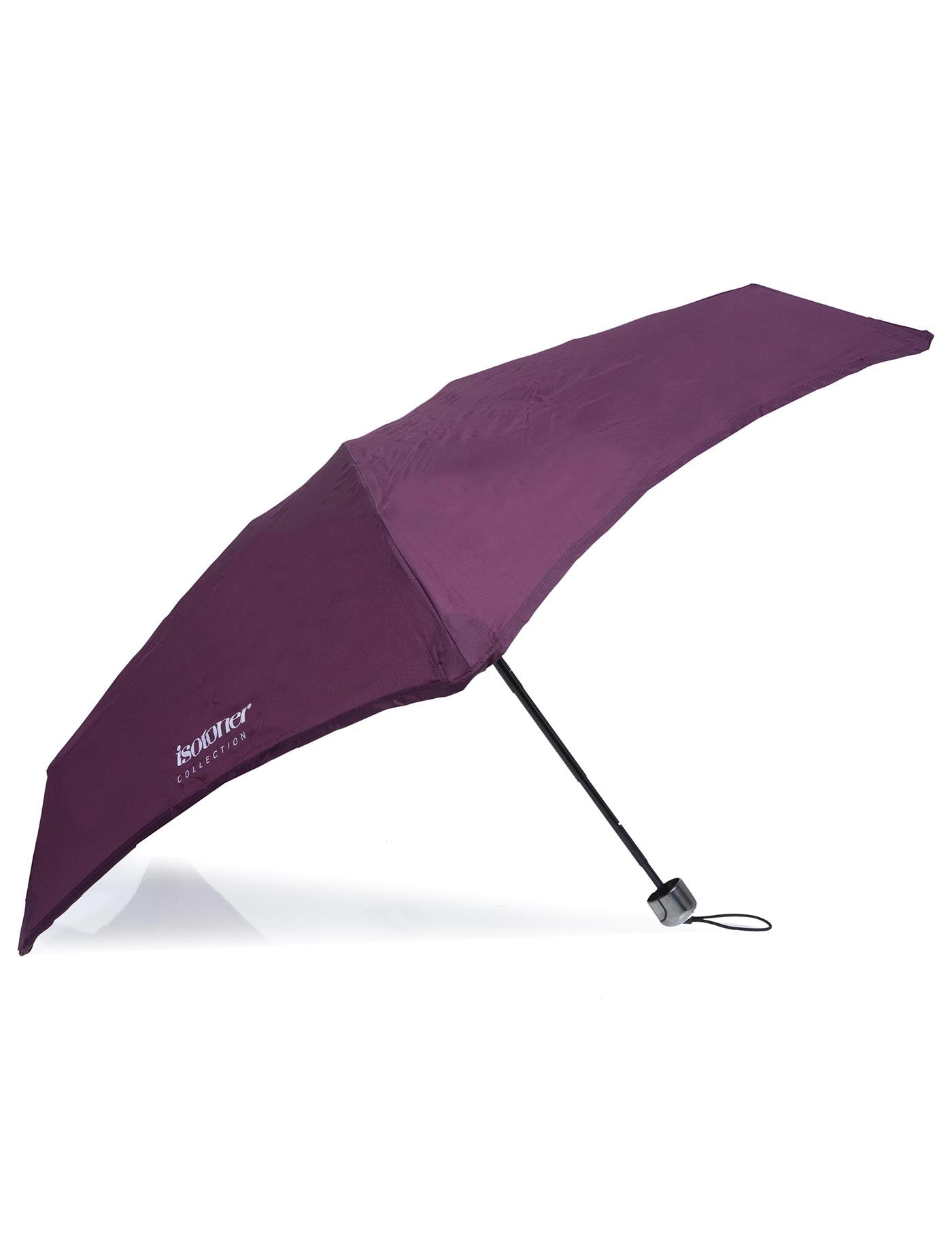 isotoner-parapluie-mini-x-tra-solide-alpha-17-5-cm-prune image 7