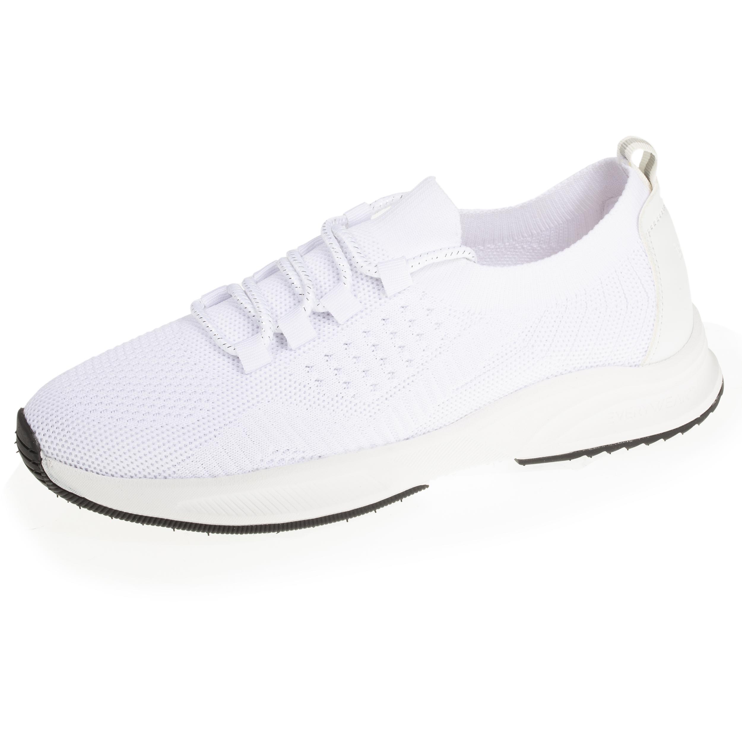 isotoner-baskets-confort-femme-slip-on-lacets-blanc image 1
