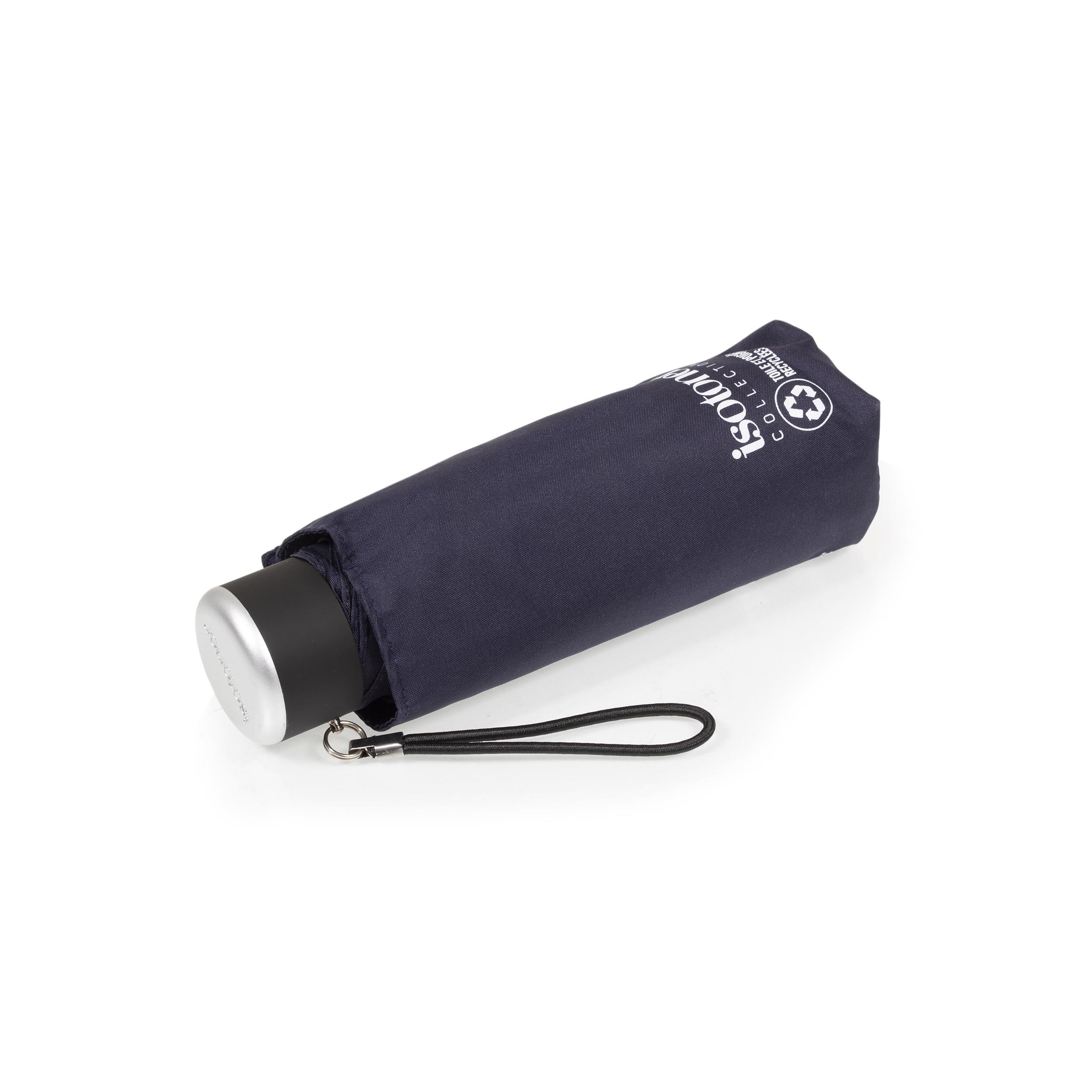 isotoner-parapluie-mini-slim-marine-parapluie-pliant image 1