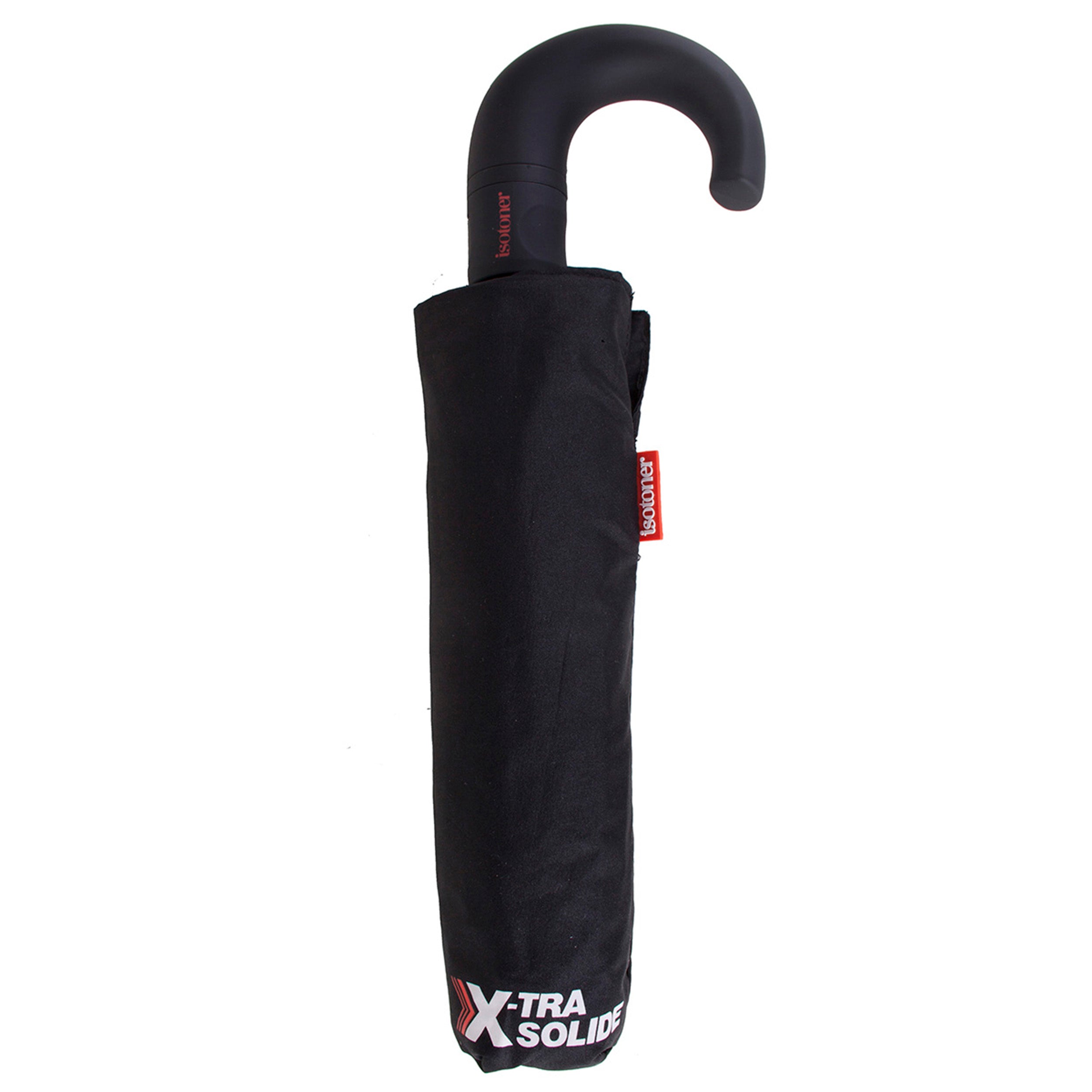 isotoner-parapluie-crook-x-tra-solide-noir image 4