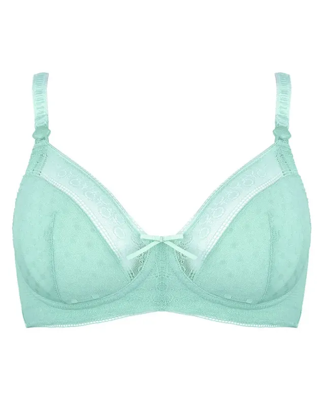 cache-c-ur-mosaic-soutien-gorge-grossesse-et-allaitement-sans-armature-vert-d-ea image 1