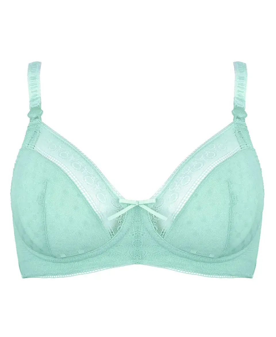 cache-c-ur-mosaic-soutien-gorge-grossesse-et-allaitement-sans-armature-vert-d-ea image 1