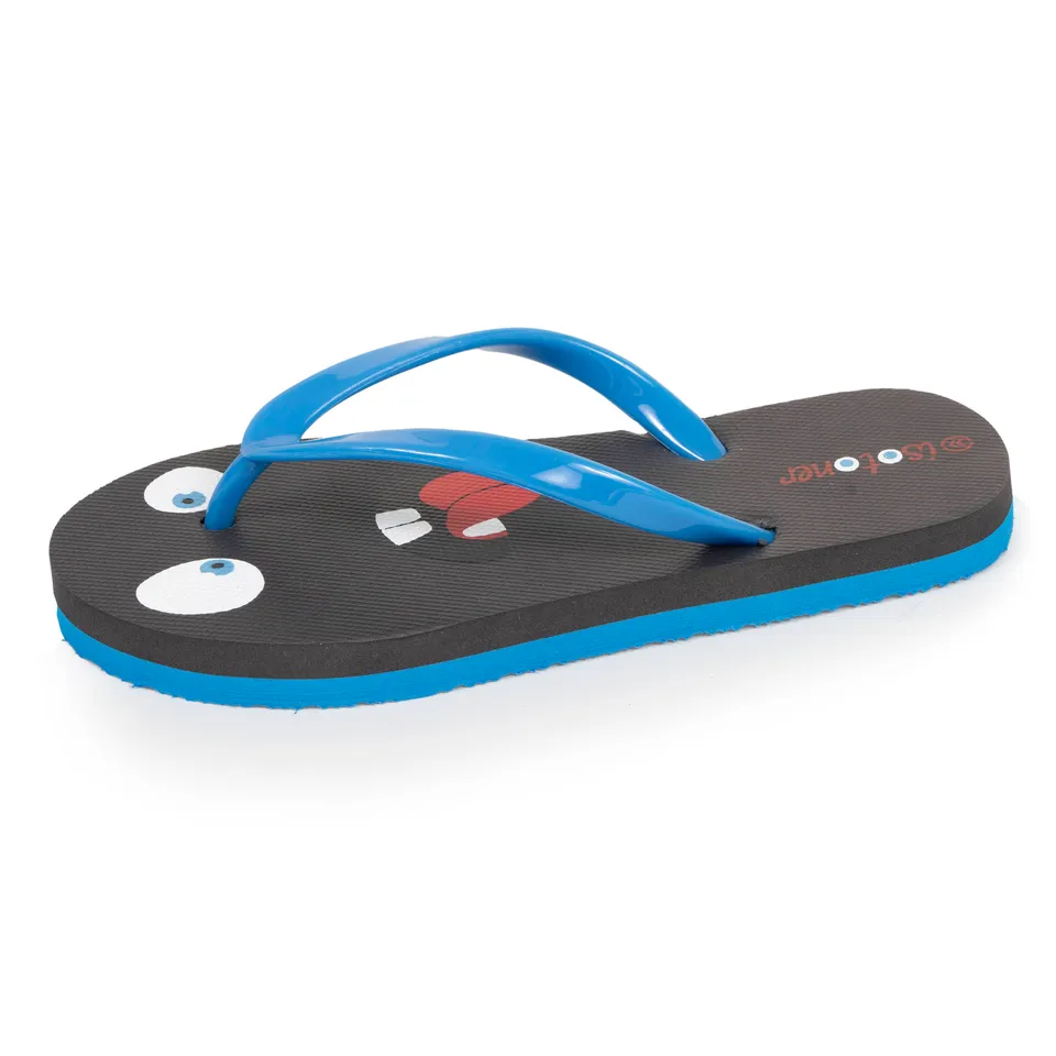 isotoner-tongs-enfant-monstre-gris-bleu image 1
