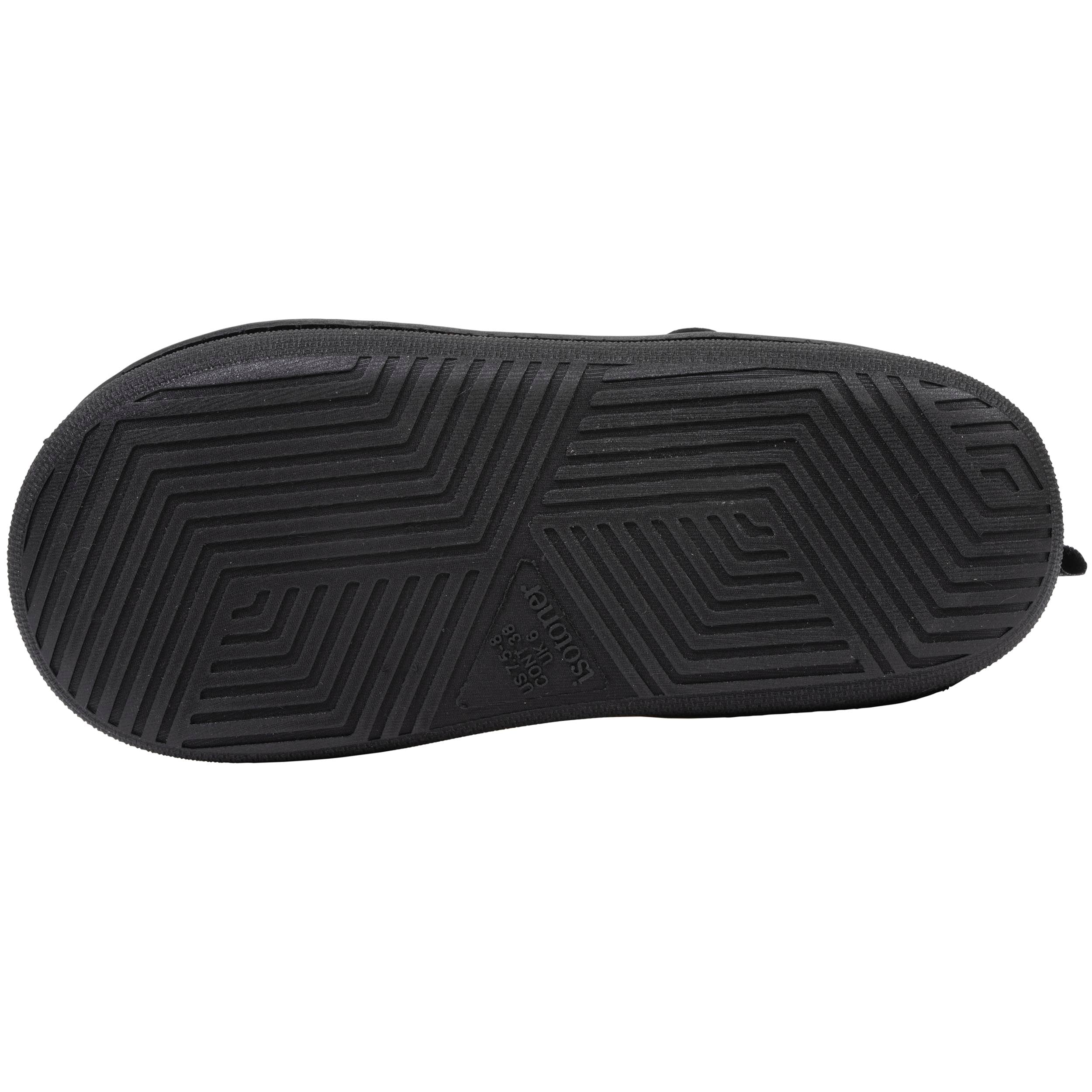 isotoner-chaussons-bottillons-femme-bloup-noir-velours image 4