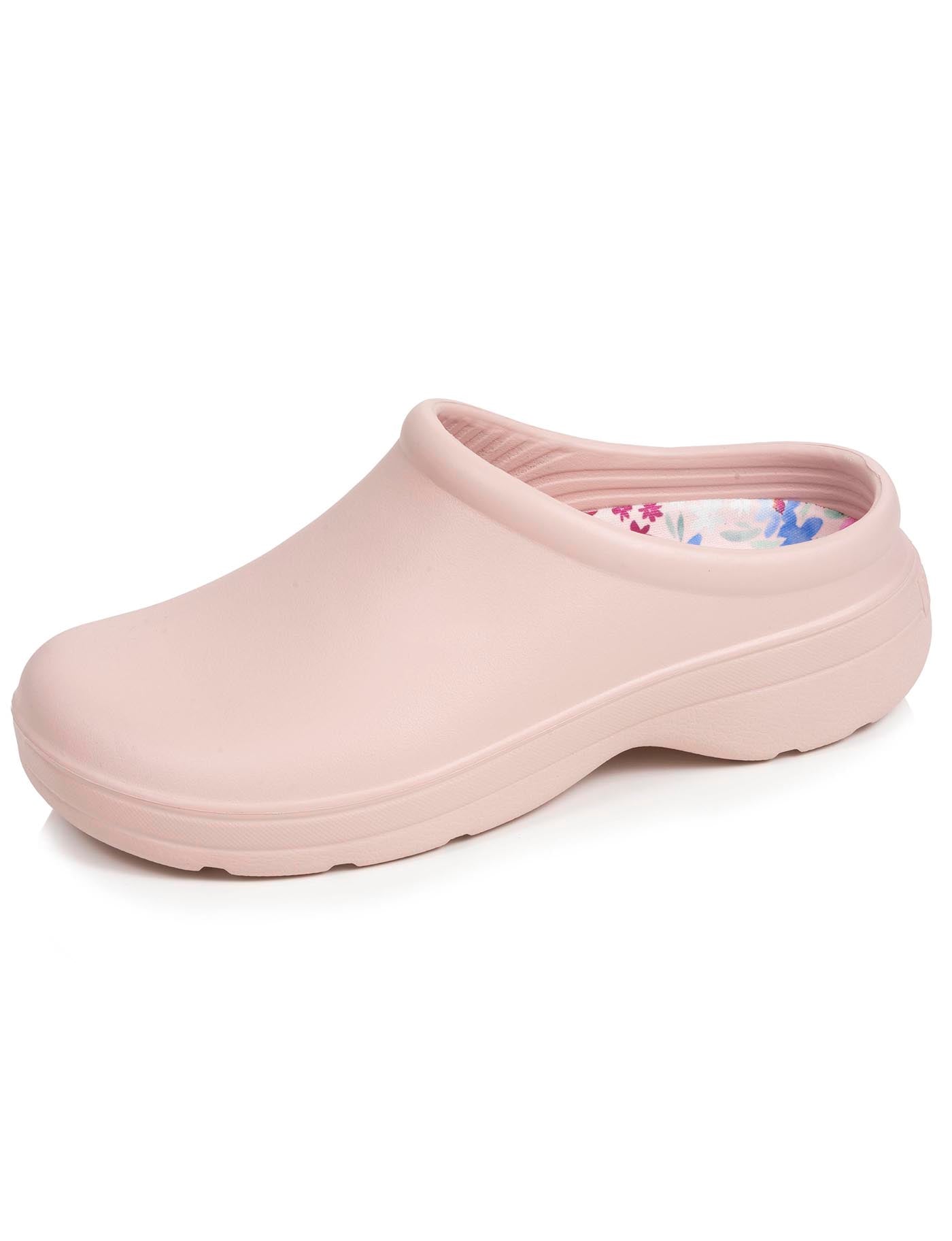 isotoner-sabots-de-jardin-femme-rose-fleuri-everywear image 6
