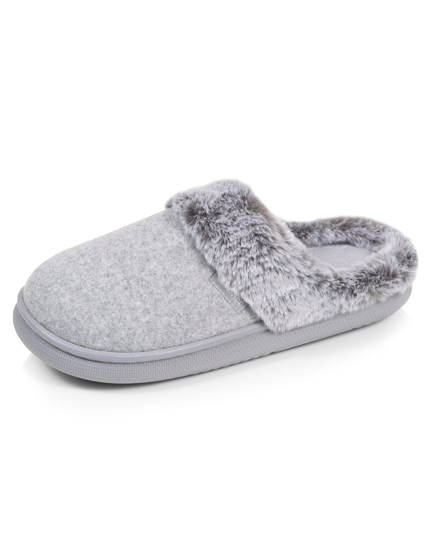 isotoner-chaussons-mules-femme-bloup-gris-chin image 6