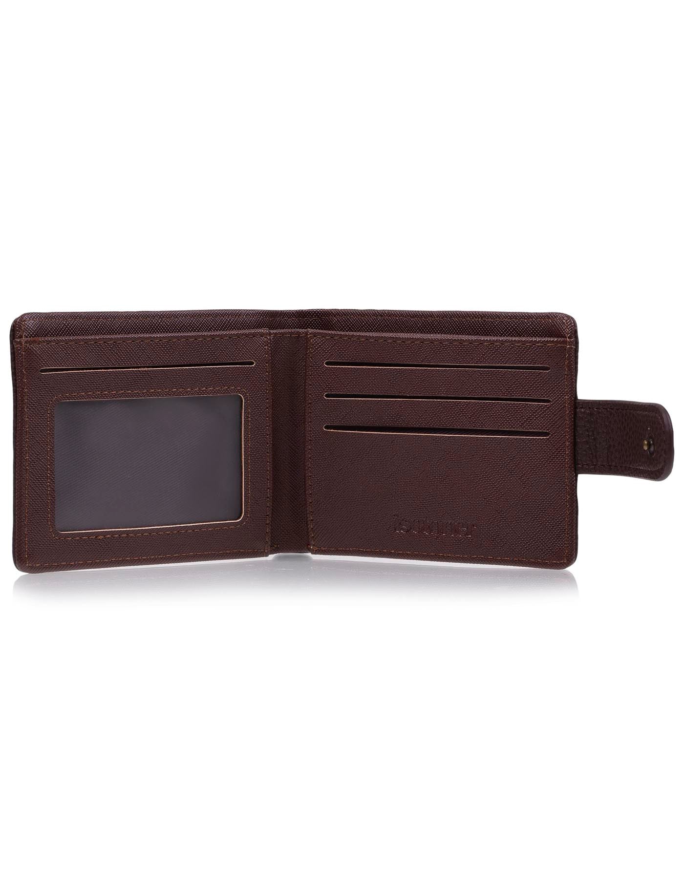 isotoner-portefeuille-rabat-avec-patte-homme-marron image 7