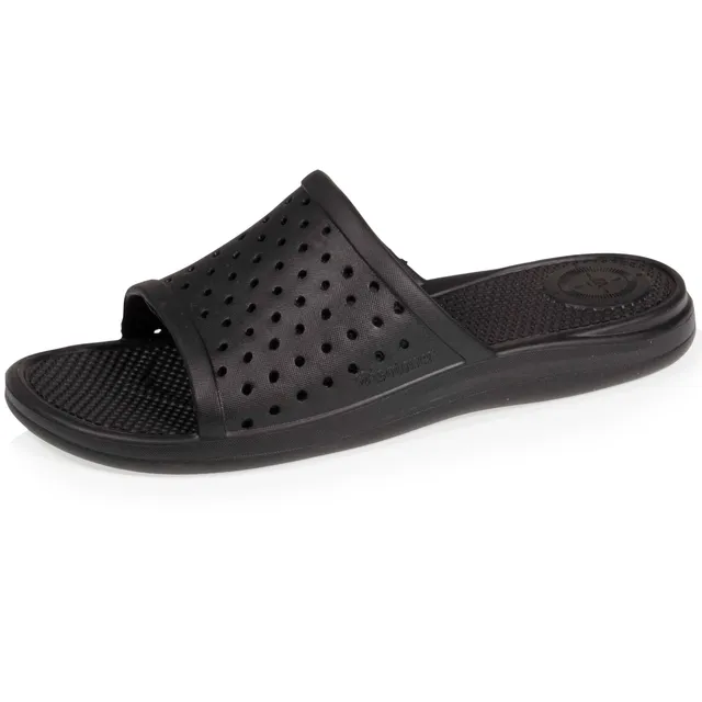 isotoner-everywear-mules-claquettes-femme-ajour-es-noir image 1