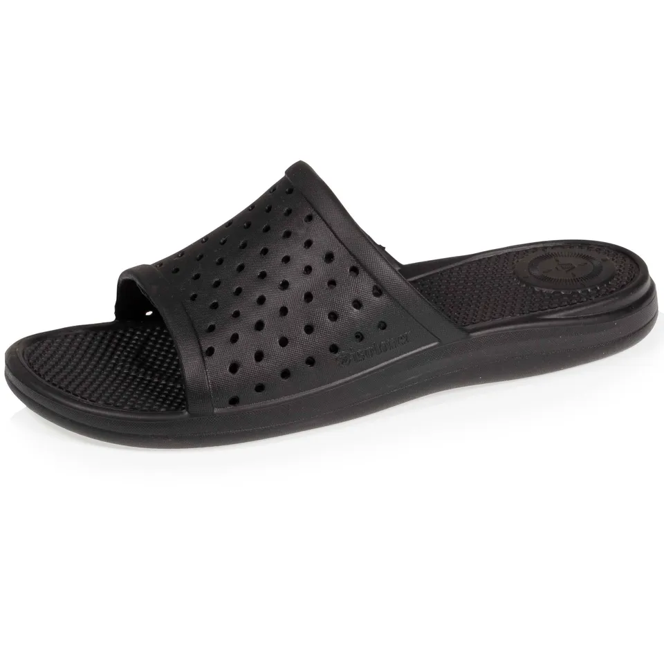 isotoner-everywear-mules-claquettes-femme-ajour-es-noir image 1