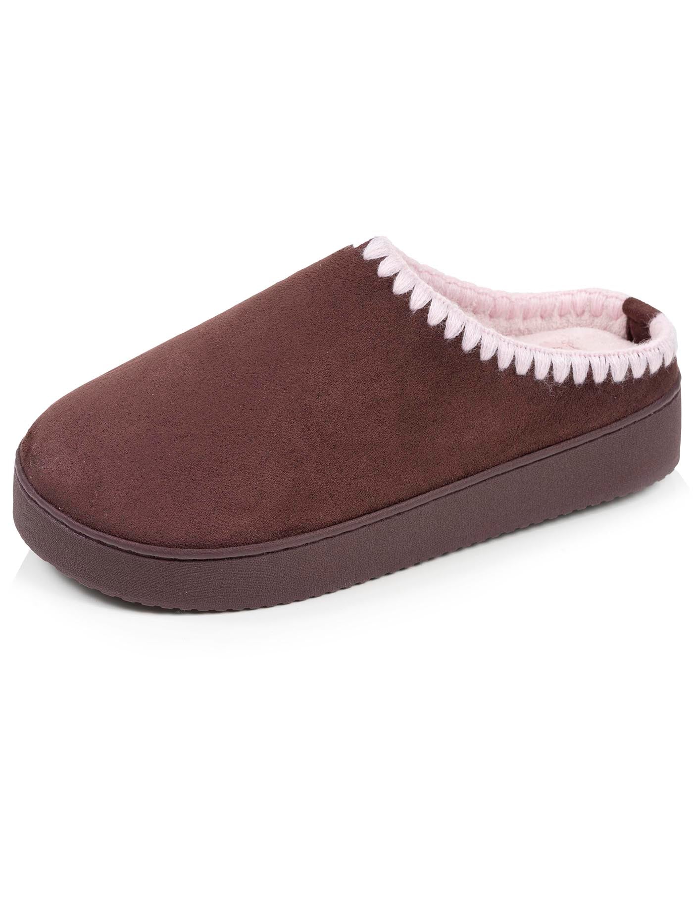 isotoner-chaussons-mules-plateforme-femme-cachou image 6