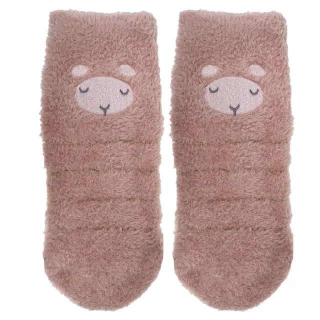 isotoner-chaussettes-antid-rapantes-fille-blush-5-8-ans image 1