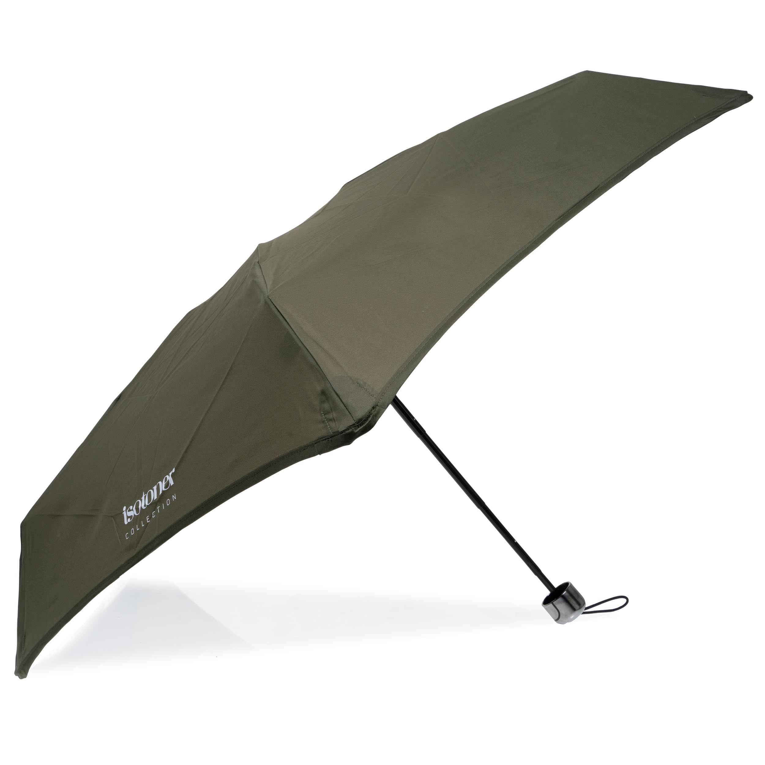 isotoner-parapluie-mini-x-tra-solide-kaki-17-5-cm image 2