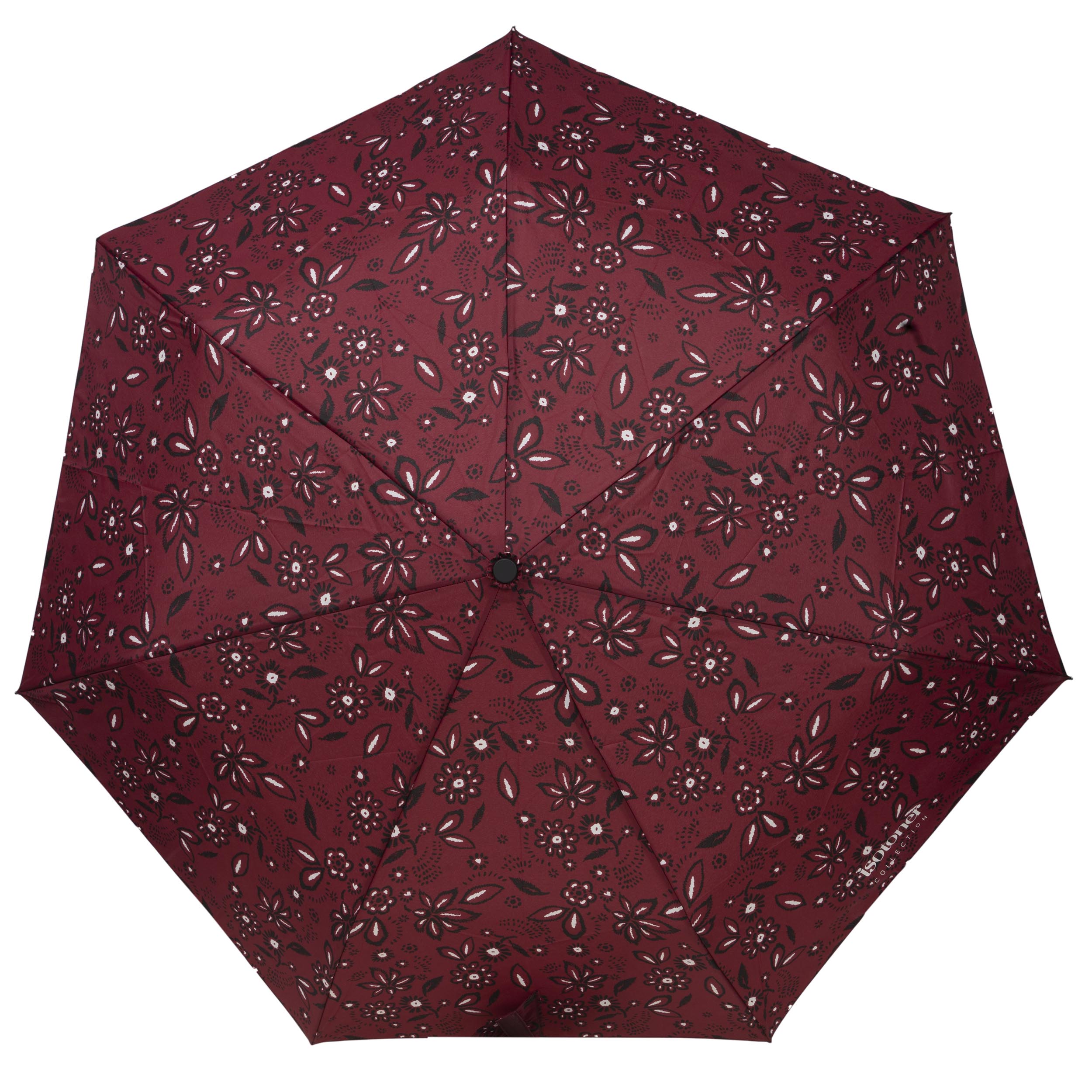 isotoner-parapluie-auto-bandana-bordeaux image 4