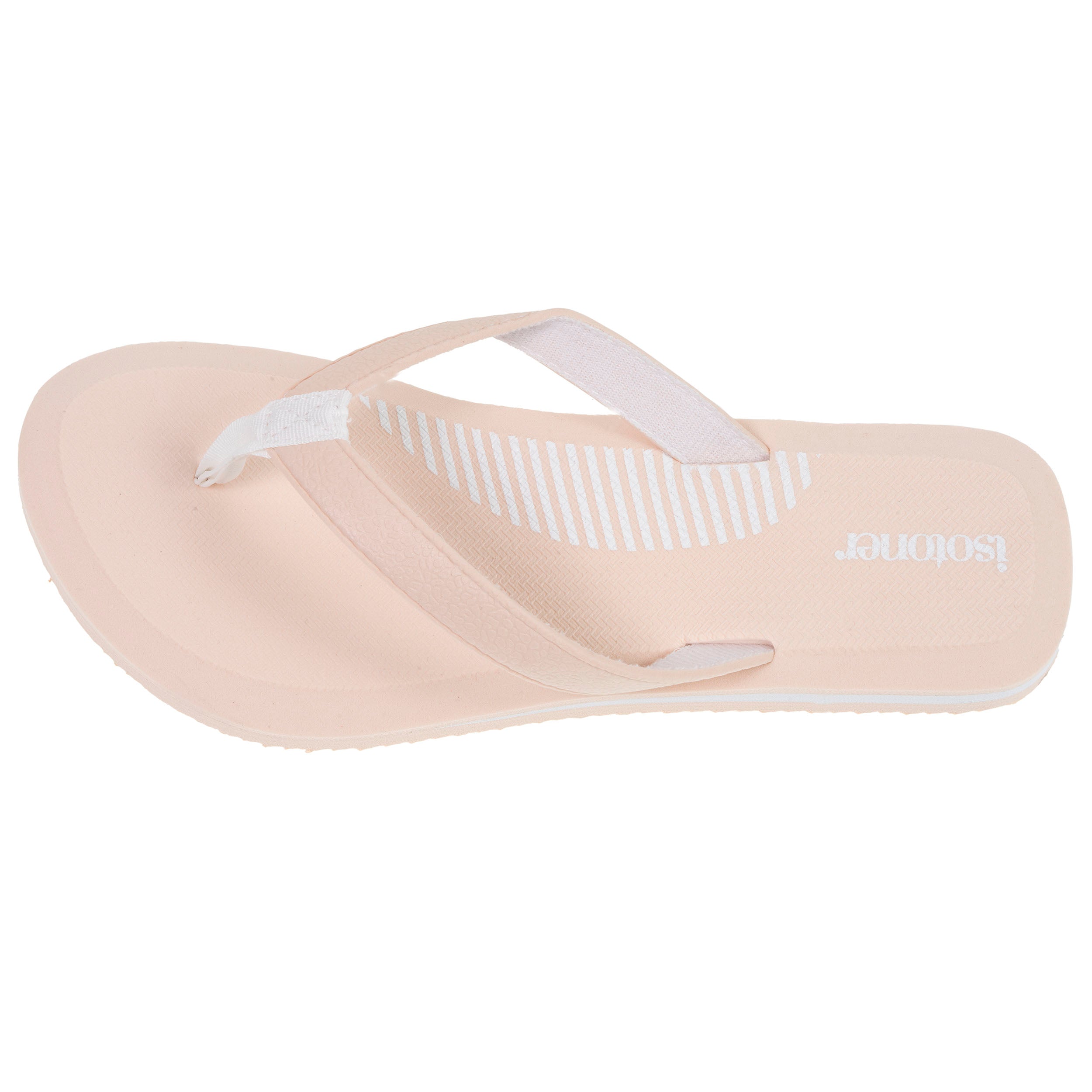 isotoner-yoga-tongs-femme-bicolore-beige-soutien-vo-te image 2
