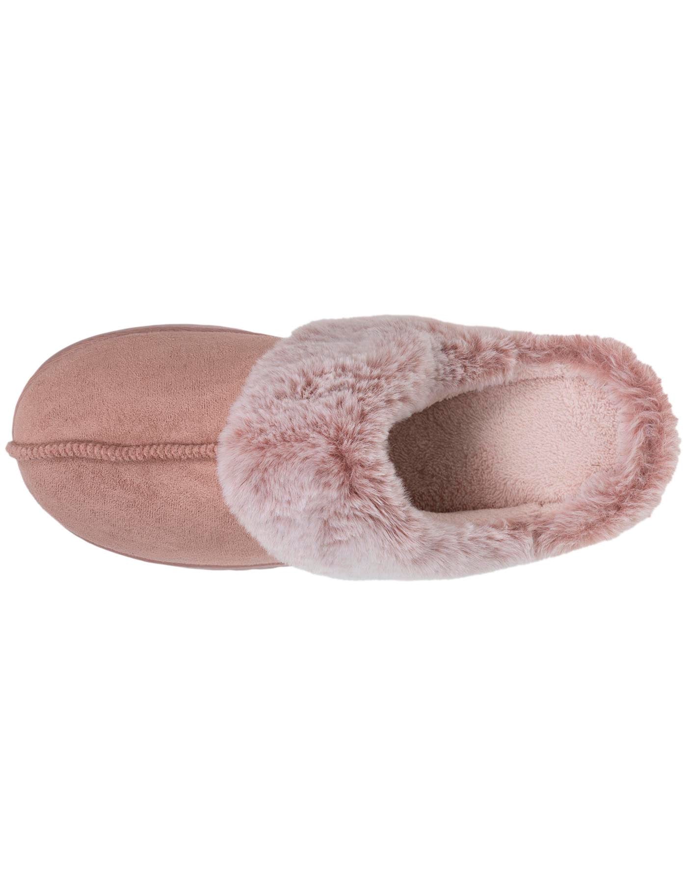 isotoner-chaussons-mules-femme-blush-su-dine-fourrure image 7