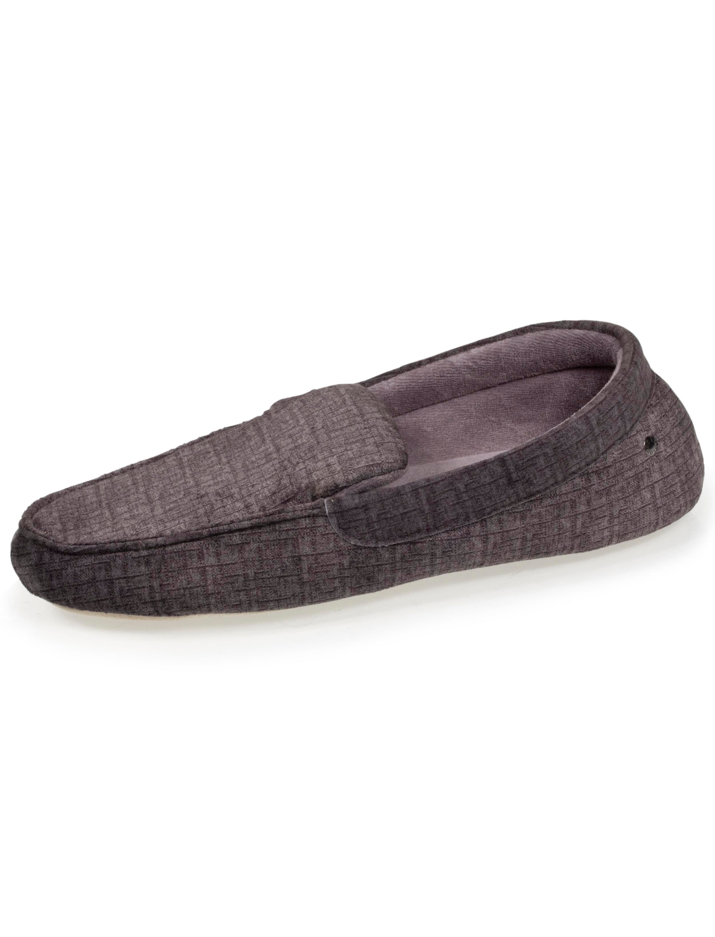 isotoner-chaussons-mocassins-homme-semelle-souple-gris image 6