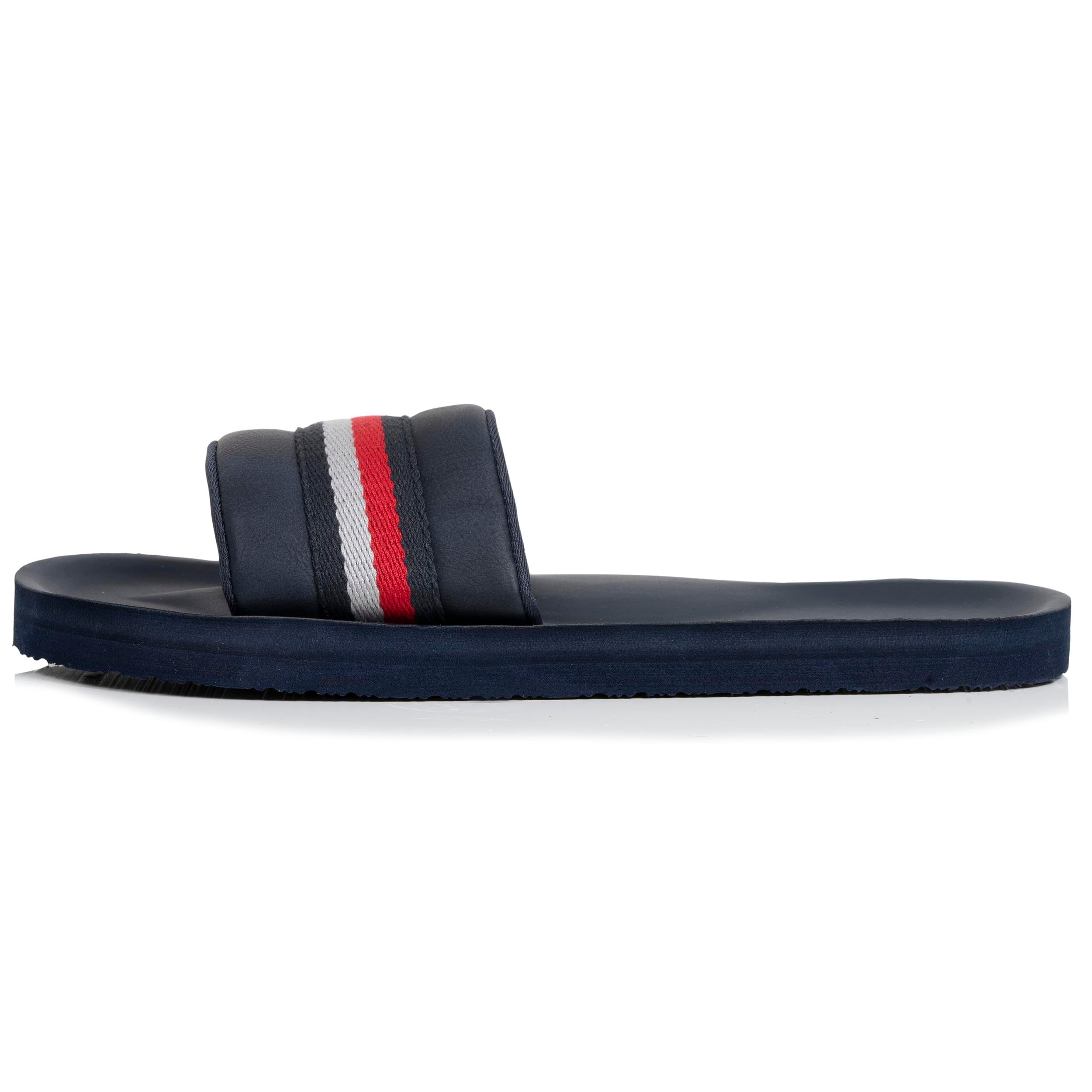 isotoner-mules-claquettes-homme-moul-es-bleu-rouge image 3