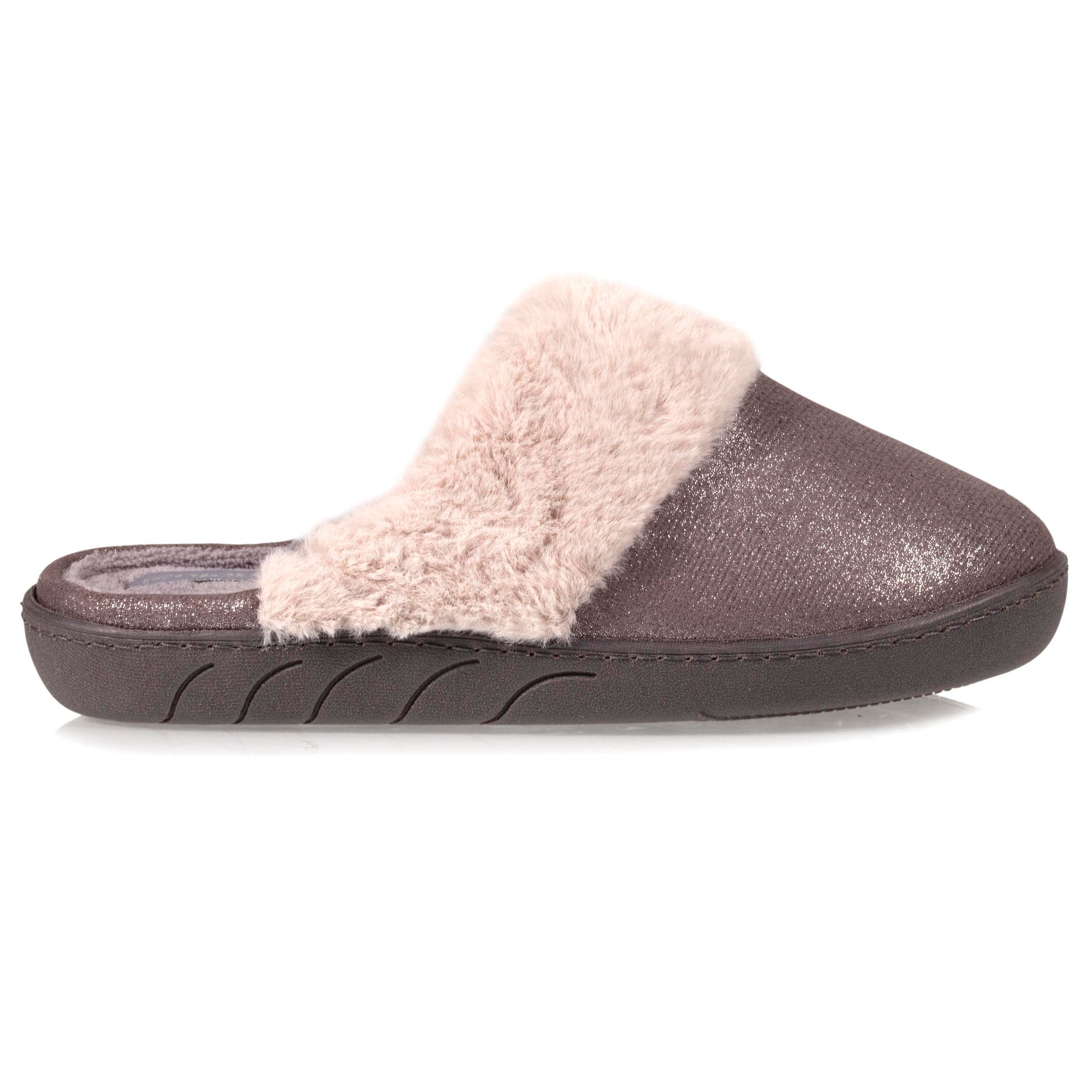 isotoner-chaussons-mules-junior-gris-iris image 8