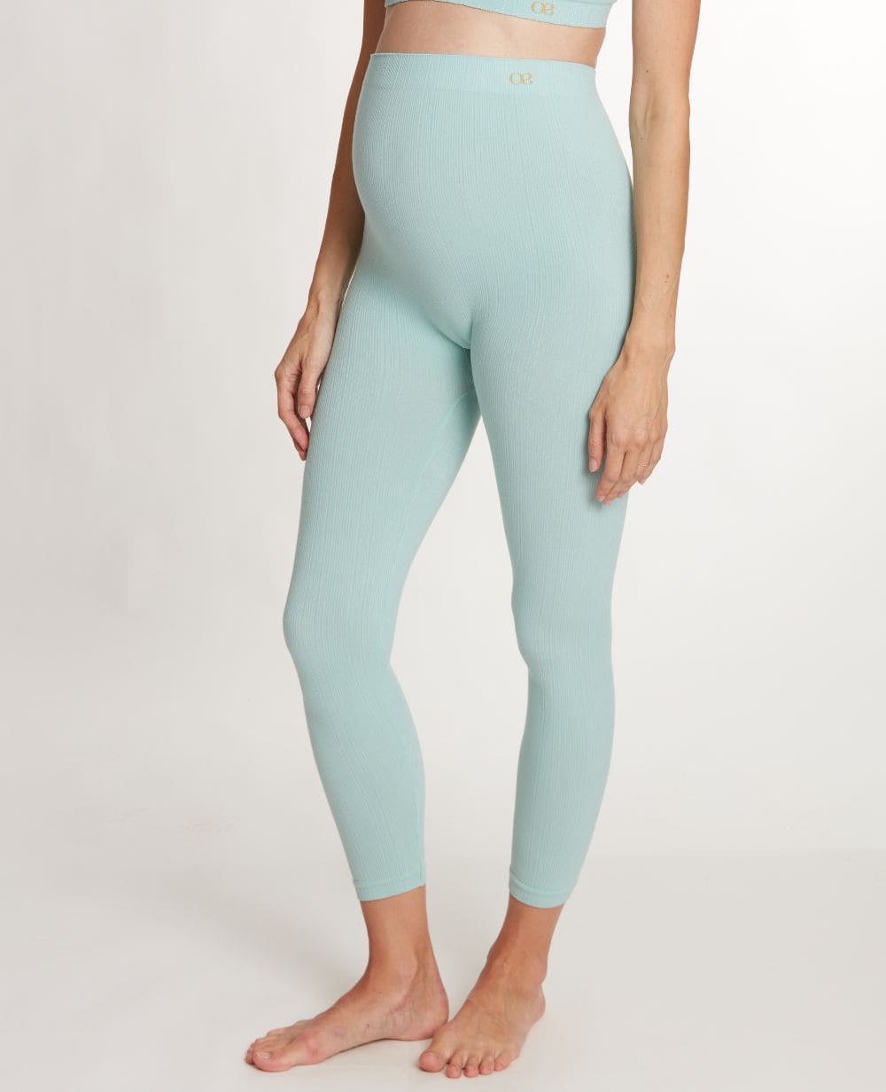 cache-c-ur-legging-de-maternit-zo-vert-d-eau image 1
