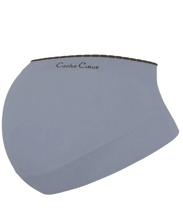 cache-c-ur-ceinture-de-maintien-de-grossesse-illusion-gris image 1
