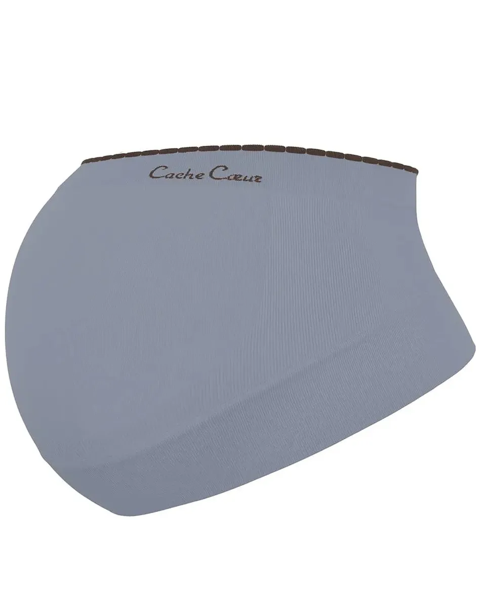 cache-c-ur-ceinture-de-maintien-de-grossesse-illusion-gris image 1