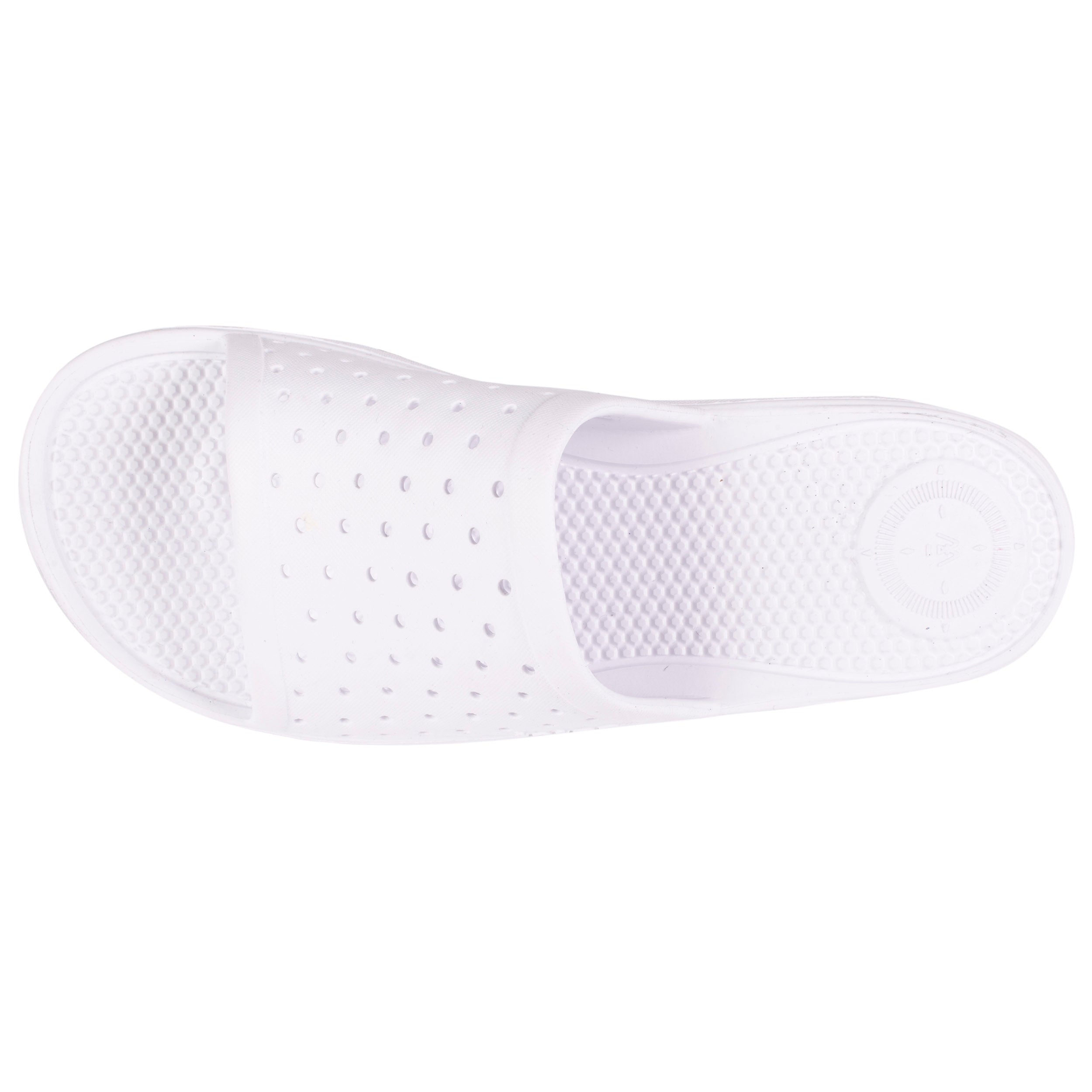 isotoner-mules-claquettes-femme-ajour-es-blanc-everywear image 2