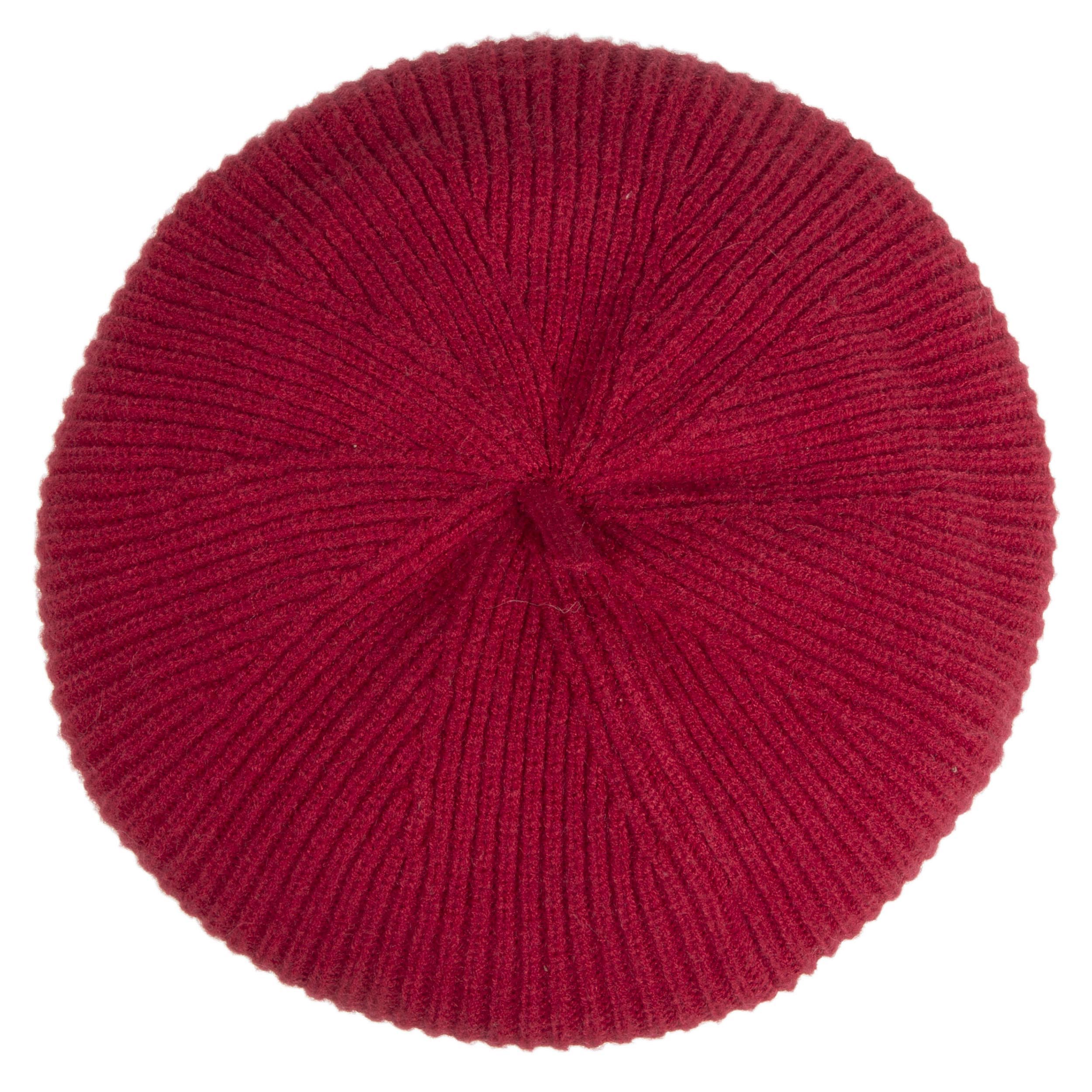 isotoner-b-ret-femme-maille-ultra-doux-rouge image 3