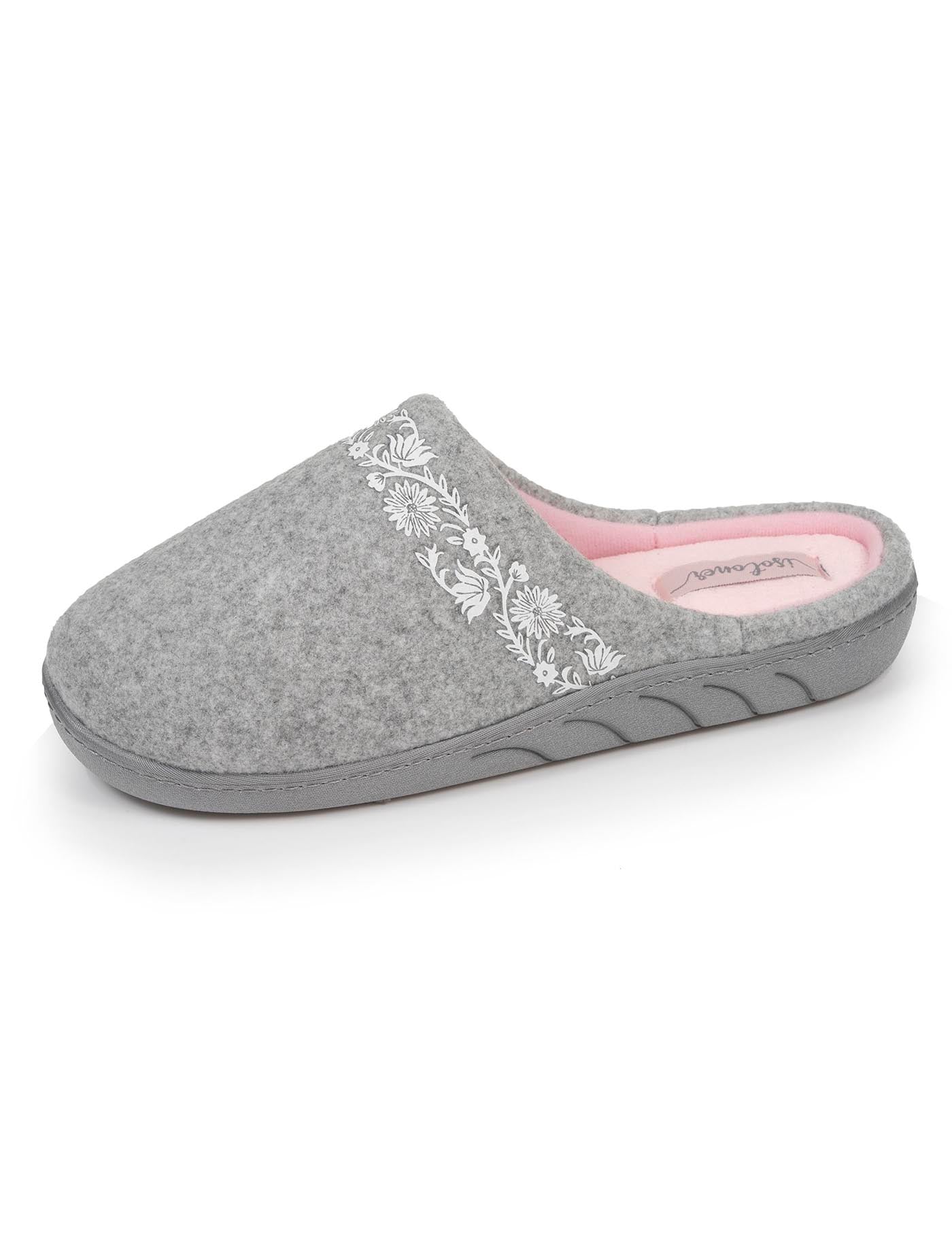 isotoner-chaussons-mules-junior-arabesques-gris-chin image 6