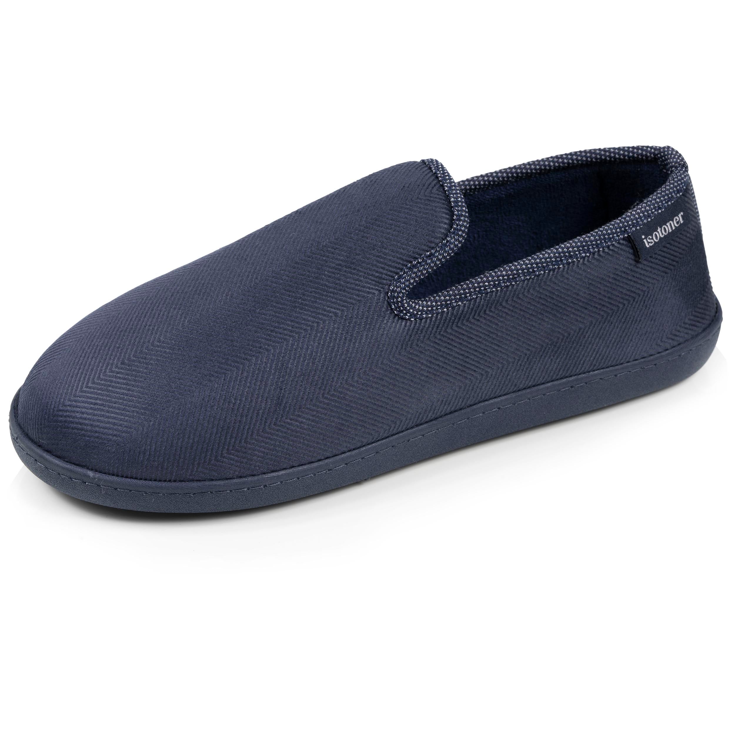 isotoner-chaussons-charentaises-homme-marine-chin image 1