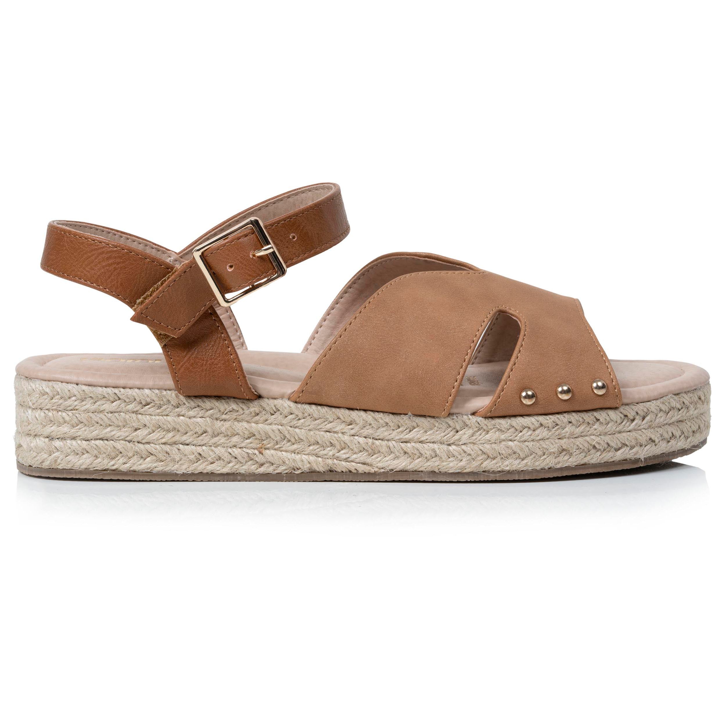 isotoner-sandales-femme-plateforme-corde-camel image 8