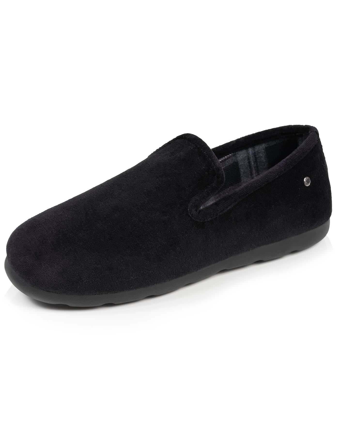 isotoner-chaussons-charentaises-homme-noir-tartan-everywear image 6