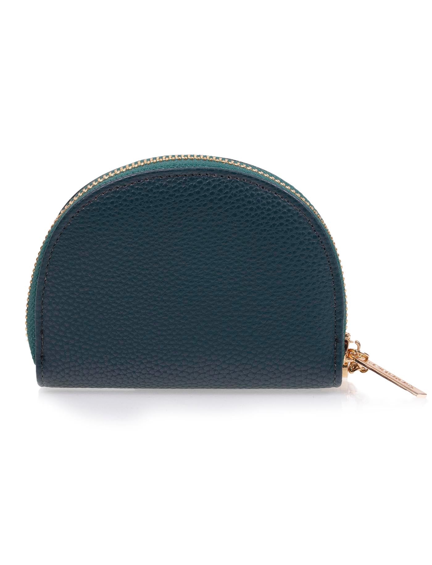 isotoner-porte-monnaie-demi-lune-femme-vert-anti-rfid image 7