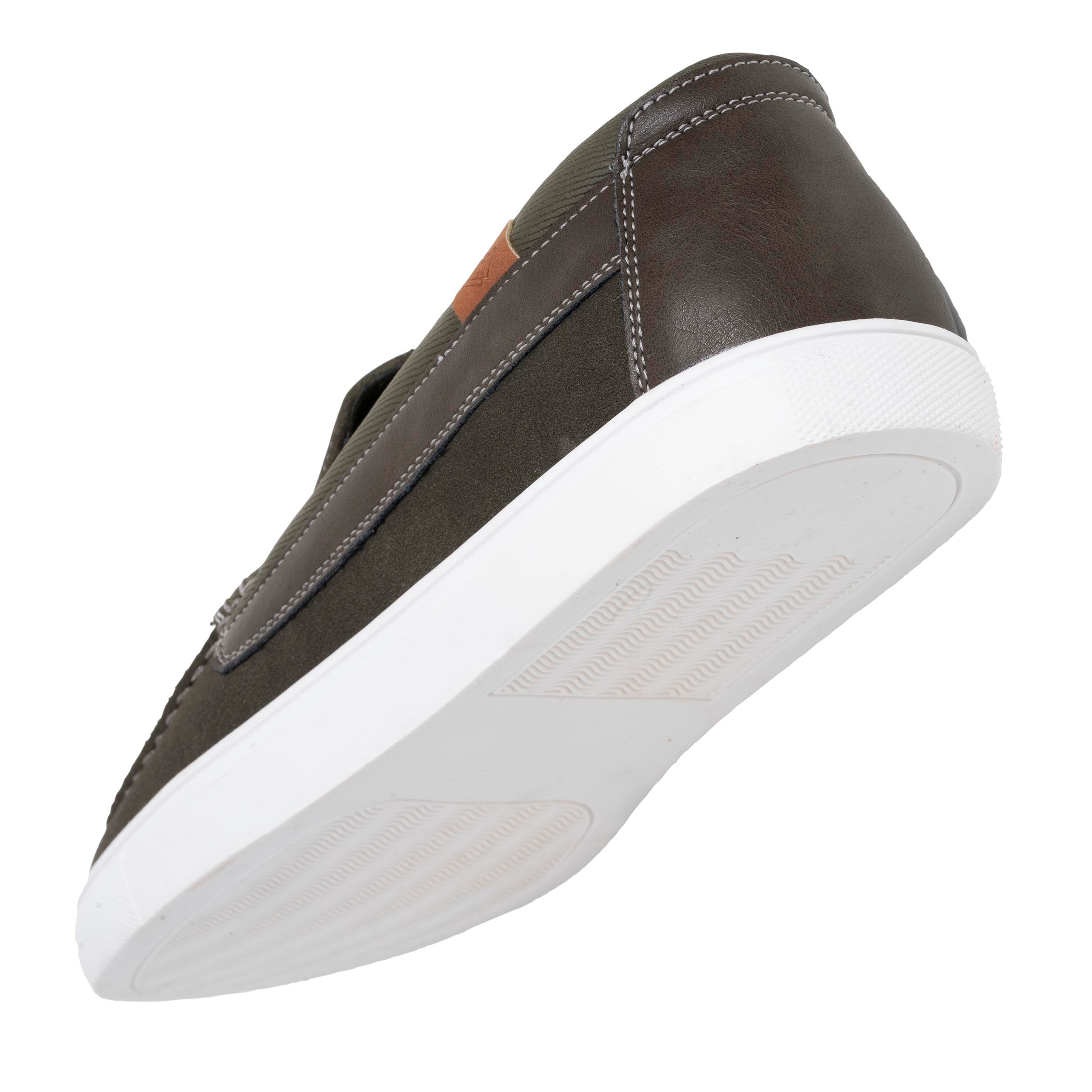 isotoner-mocassins-homme-kaki-confort-everywear image 5