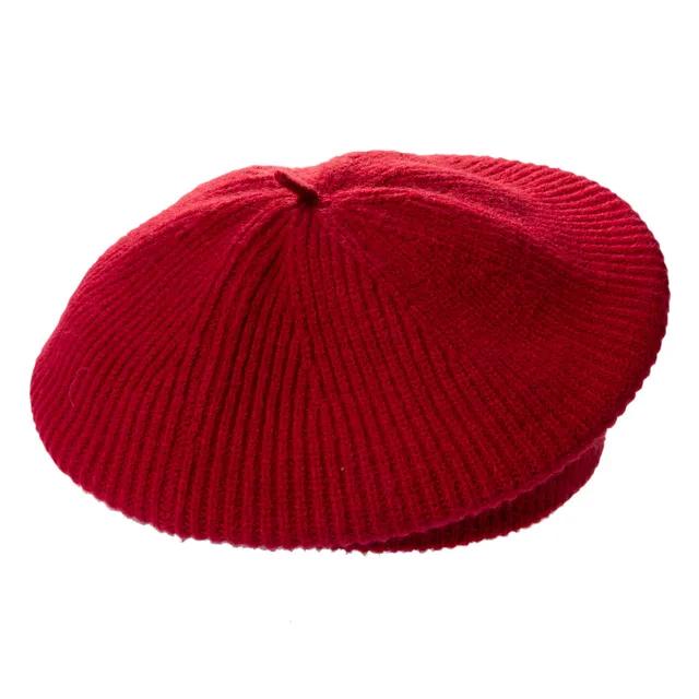 isotoner-b-ret-femme-maille-ultra-doux-rouge image 1
