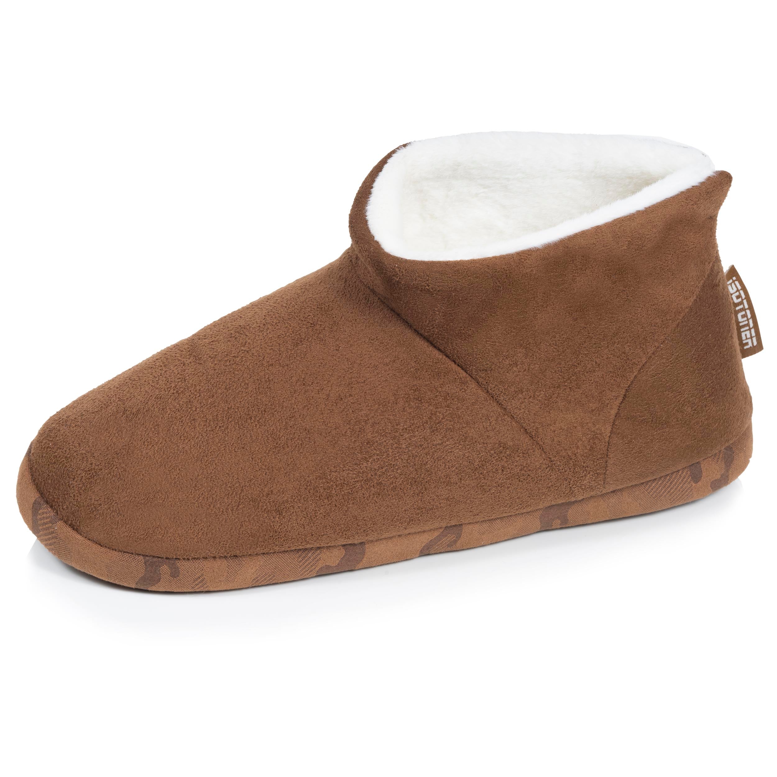 isotoner-chaussons-bottillons-homme-su-dine-camel image 1