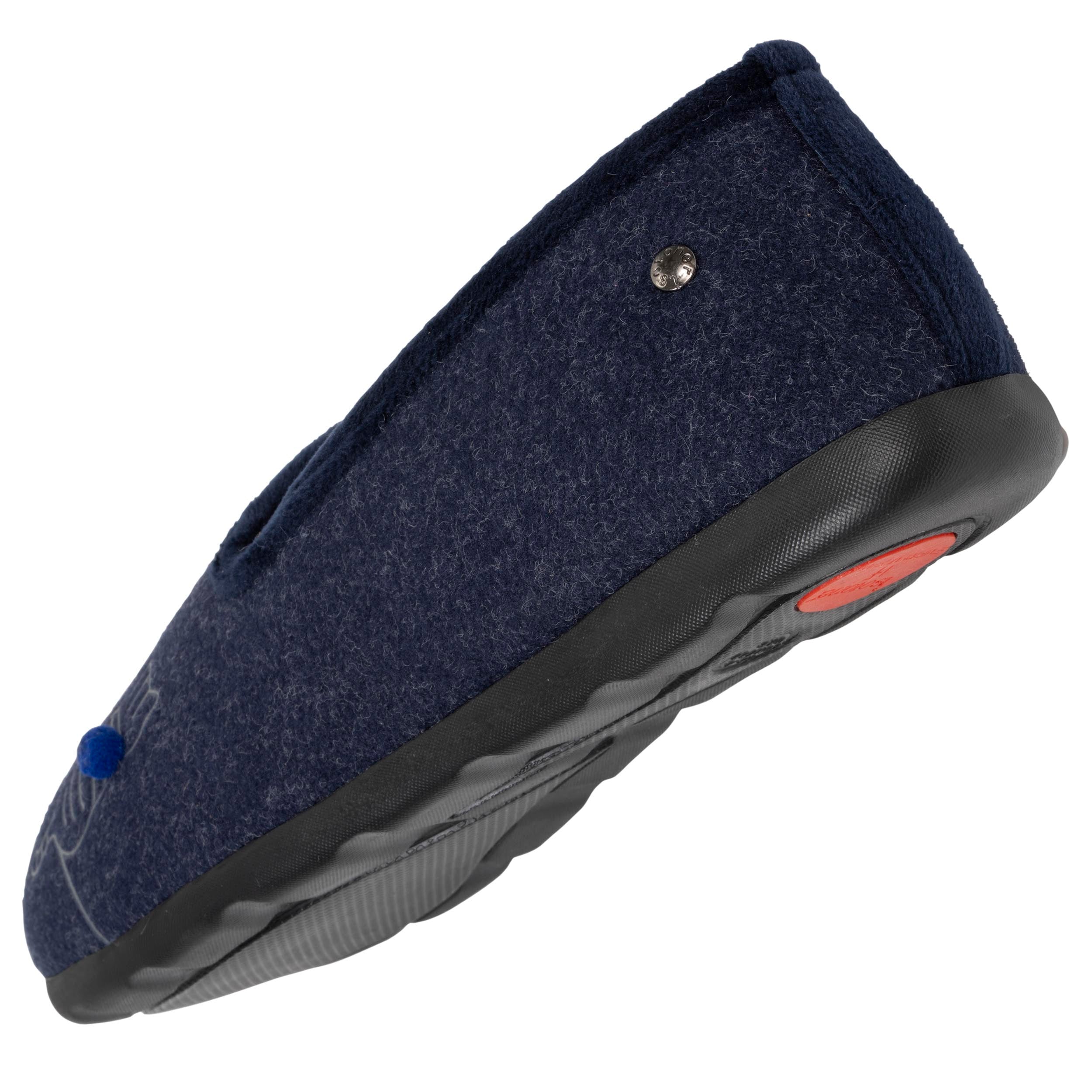 isotoner-chaussons-slippers-femme-bleu-charentaises image 5
